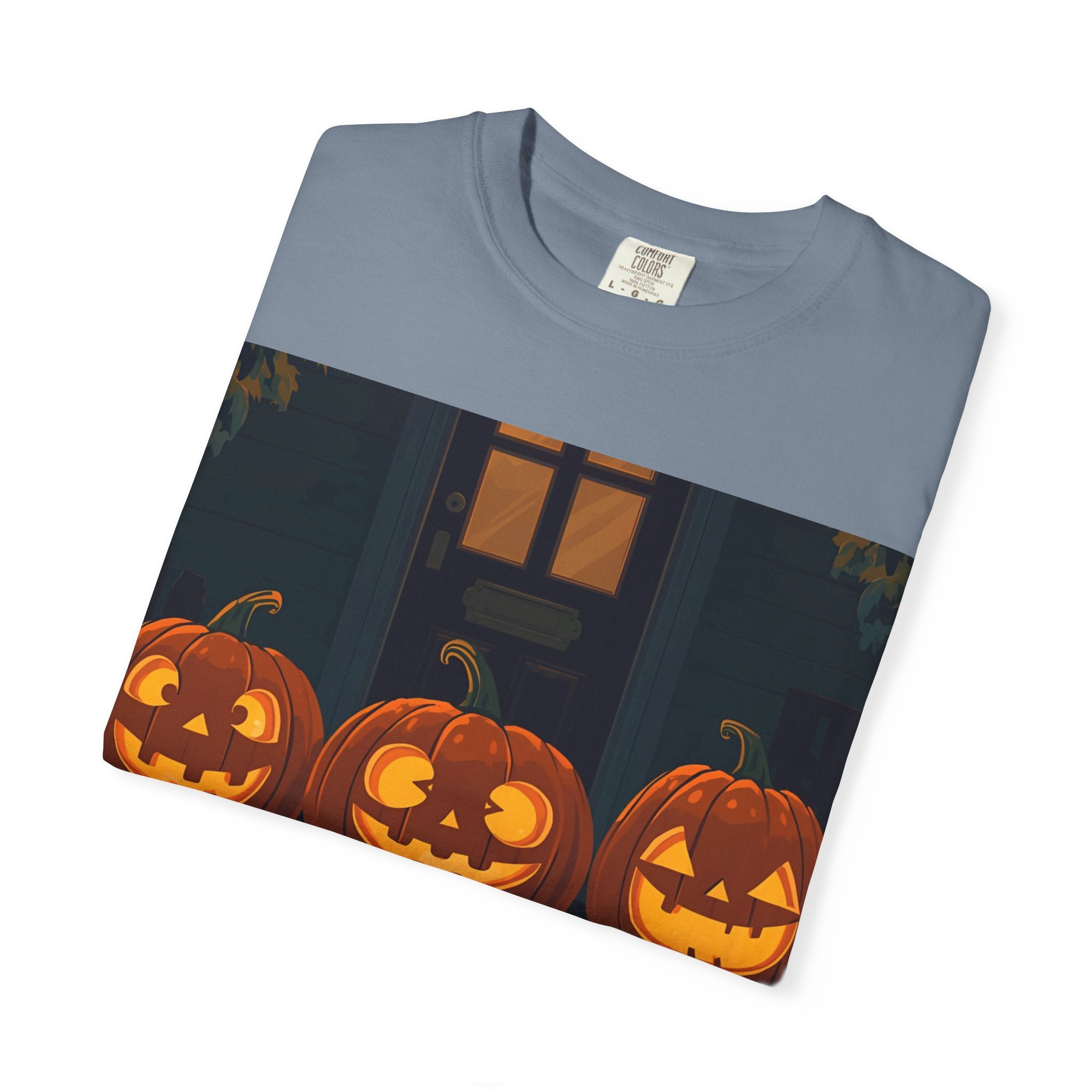 Happy Halloween Pumpkin Unisex T-shirt, Spooky Season Tee, Fall Festival Shirt, Pumpkin Graphic Top, Halloween Gift for Him/Her