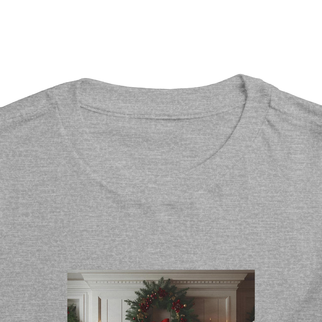 Cozy Christmas Toddler Tee, Holiday Kids Shirt, Cute Winter Tee, Toddler Christmas Outfit, Festive Short Sleeve Shirt