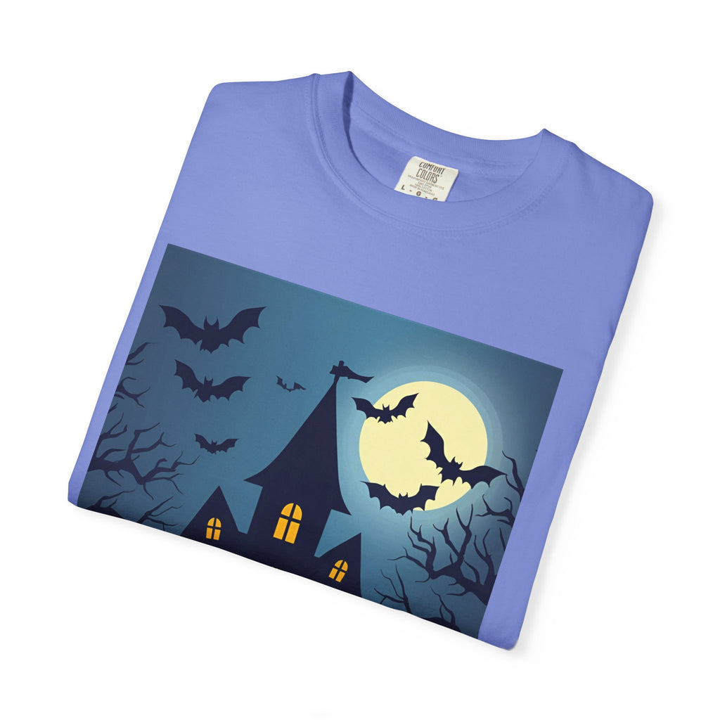 Haunted House Graphic T-Shirt | Halloween Tee, Unisex Shirt, Spooky Top, Fall Apparel, Gift for Halloween Lovers