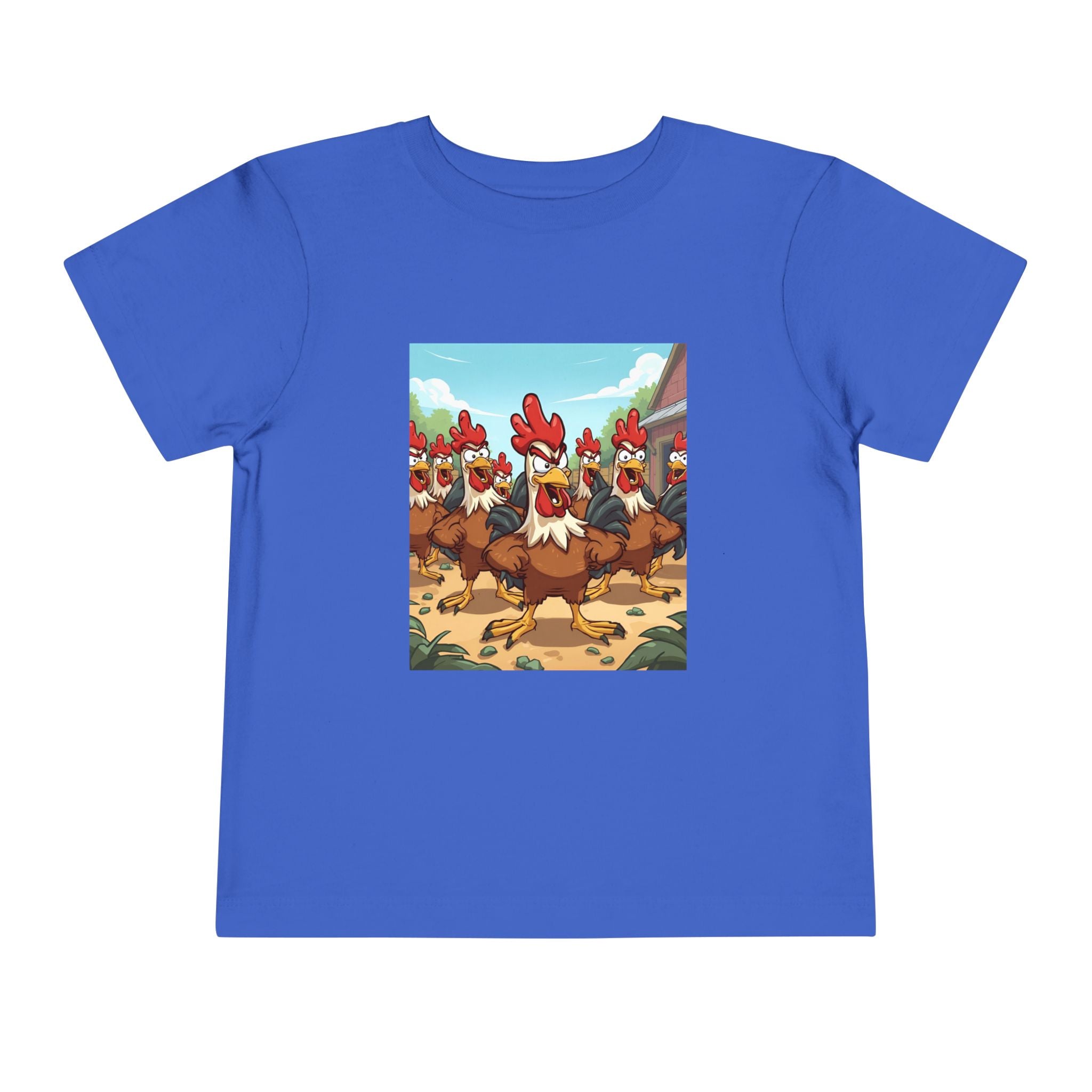 Chicken Funny Toddler Short Sleeve Tee