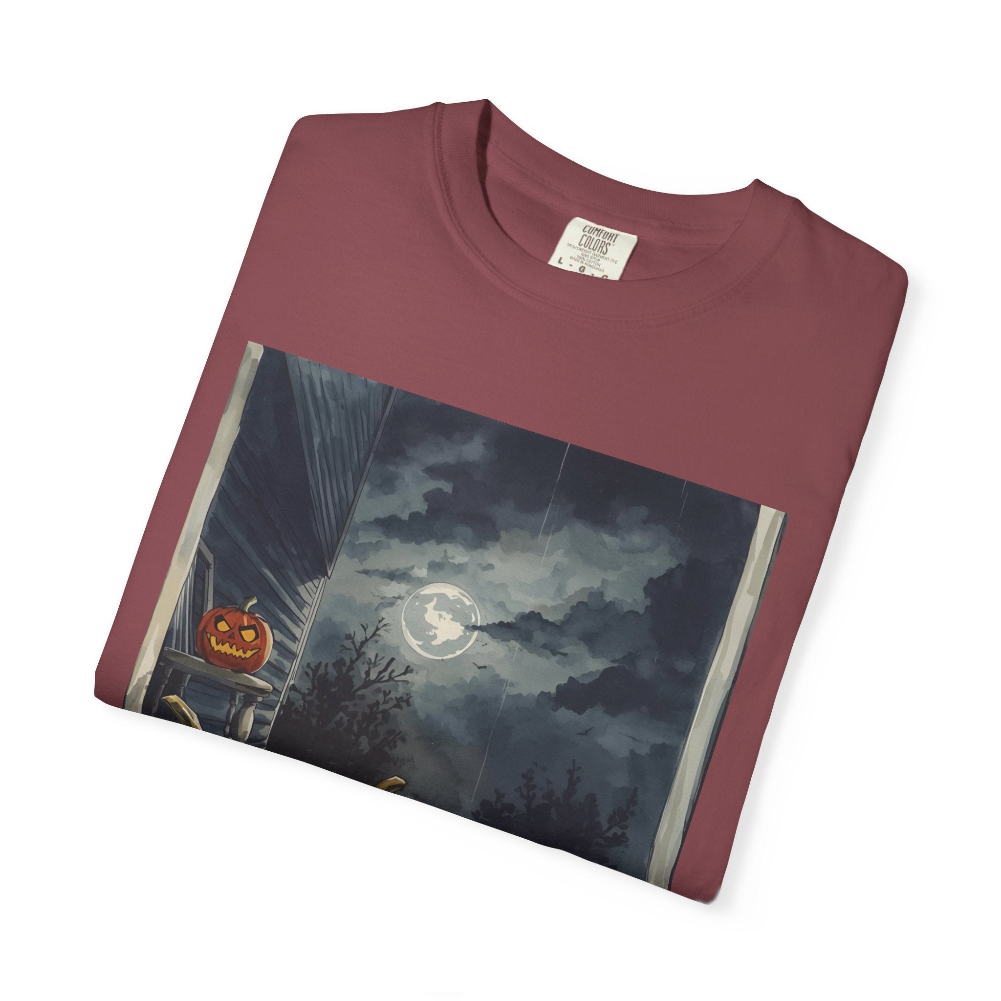 Halloween Pumpkin Spooky Unisex Garment-Dyed T-shirt
