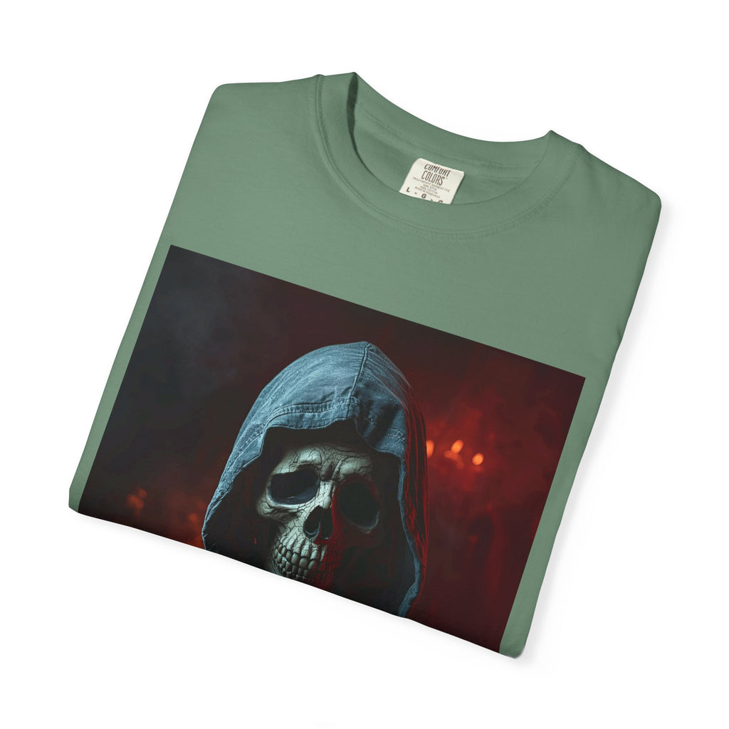 Gothic Skull T-Shirt | Unisex Vintage Tee, Halloween Shirt, Edgy Graphic Top, Unique Gift for Him/Her, Urban Style Wear
