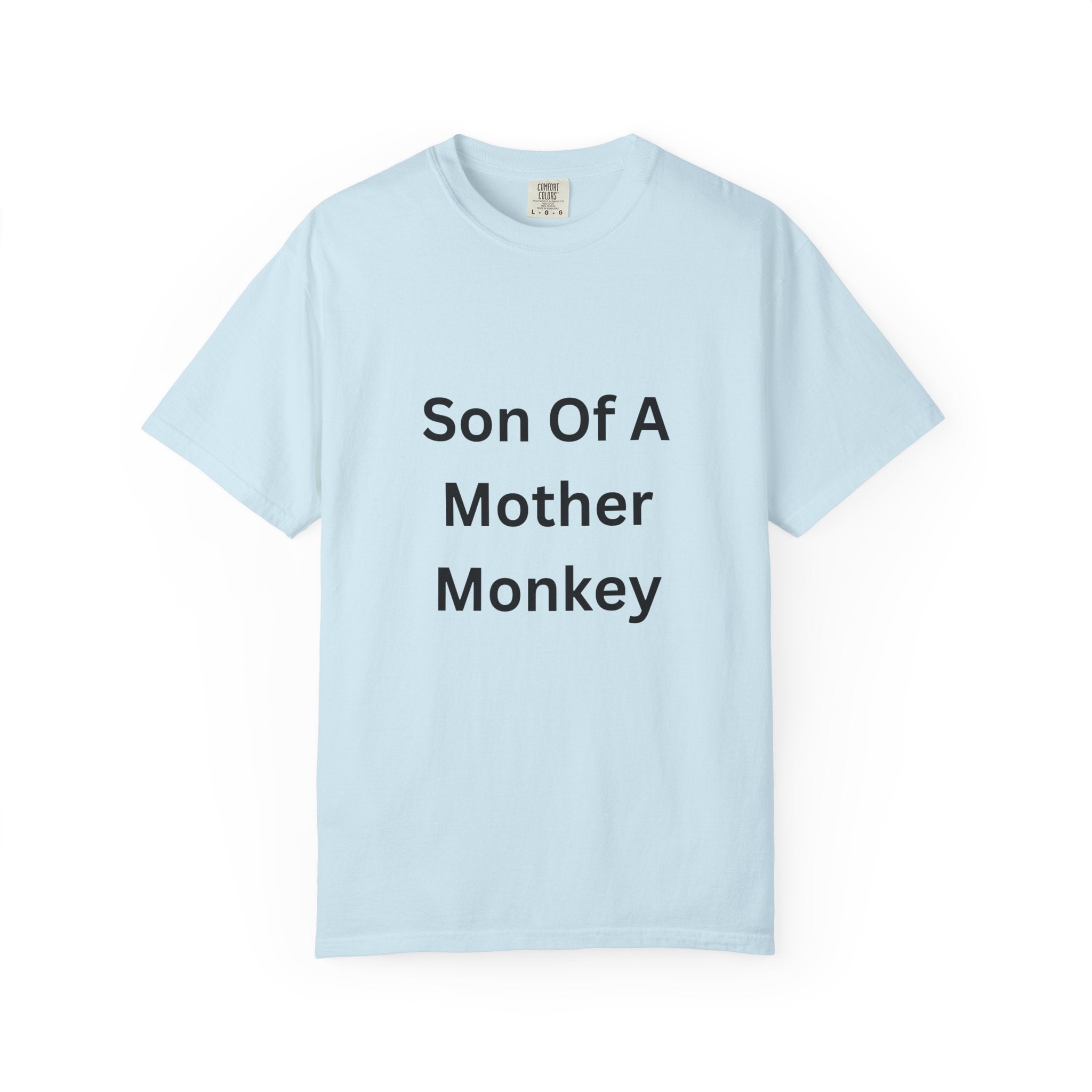 Unisex Humor T-shirt - "Son Of A Mother Monkey" - Funny Gift for Moms, Casual Wear, Birthday Gift, Eco-Friendly Tee, Unique Gift Idea