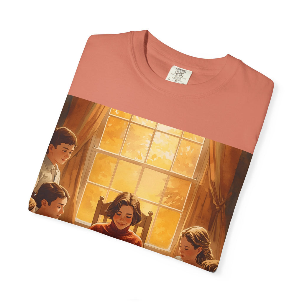 Thankful Family Dinner T-shirt, Unisex Tee, Fall Apparel, Cozy Top, Gift for Thanksgiving Lovers, Family Gathering Shirt