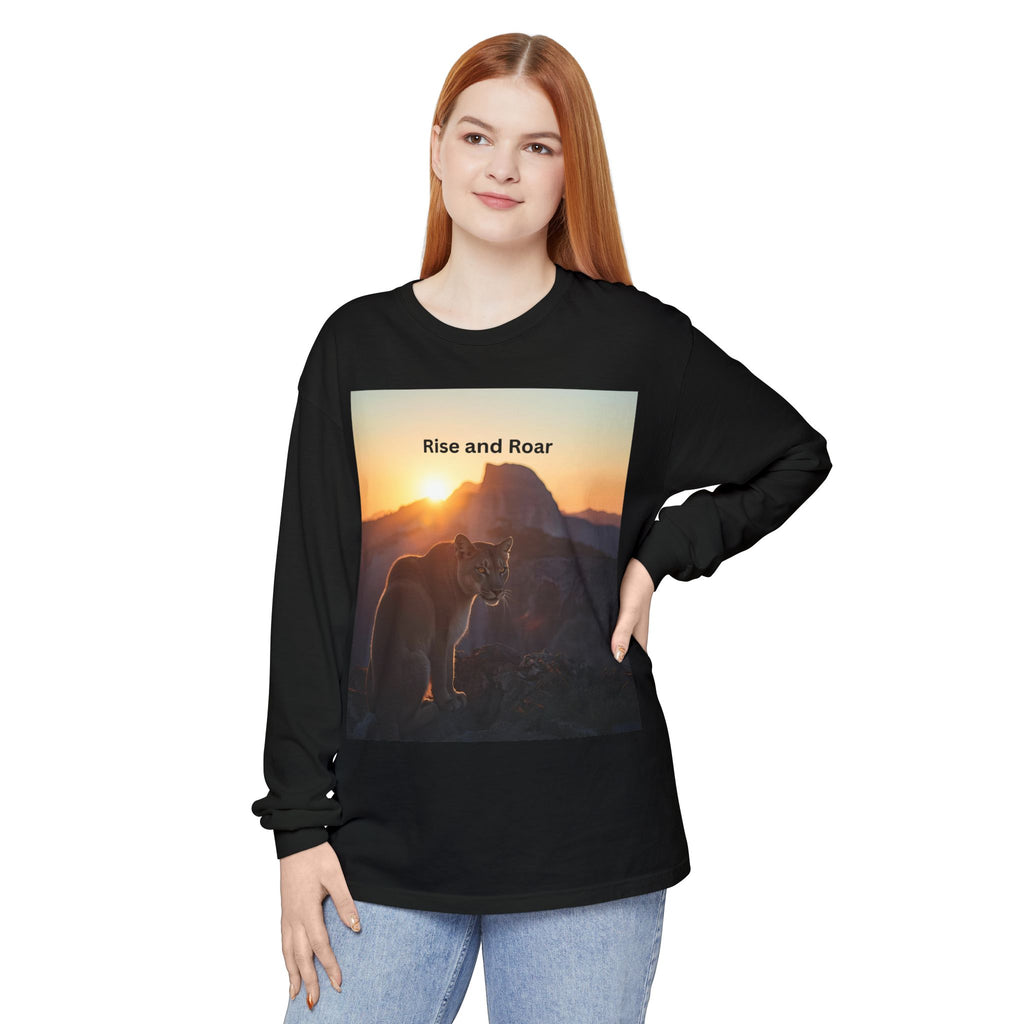 Rise And Roar Unisex Garment-dyed Long Sleeve T-Shirt