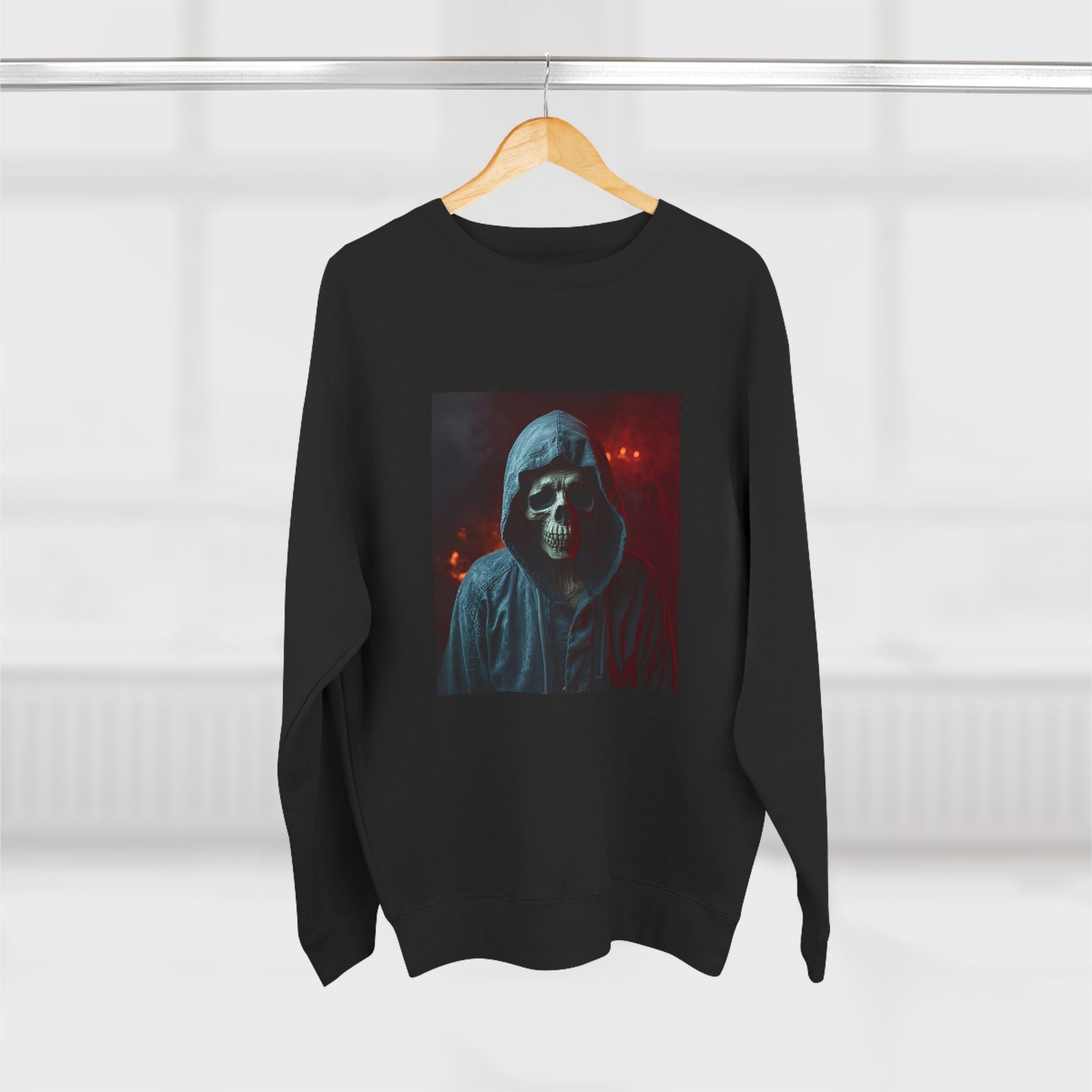 Gothic Skull Unisex Crewneck Sweatshirt