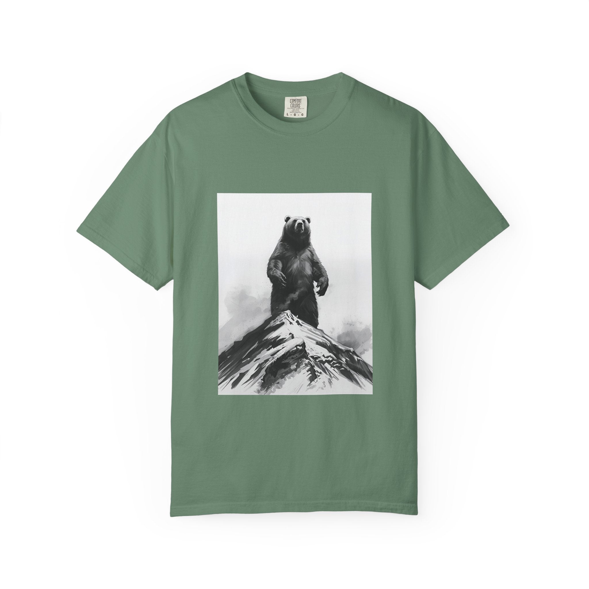 Bear Mountain Snow Unisex Garment-Dyed T-shirt