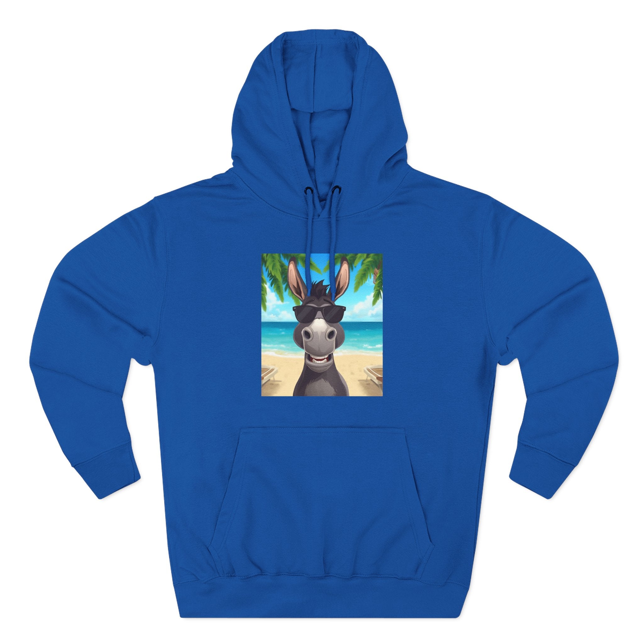 Donkey Beach Vibe Three-Panel Fleece Hoodie