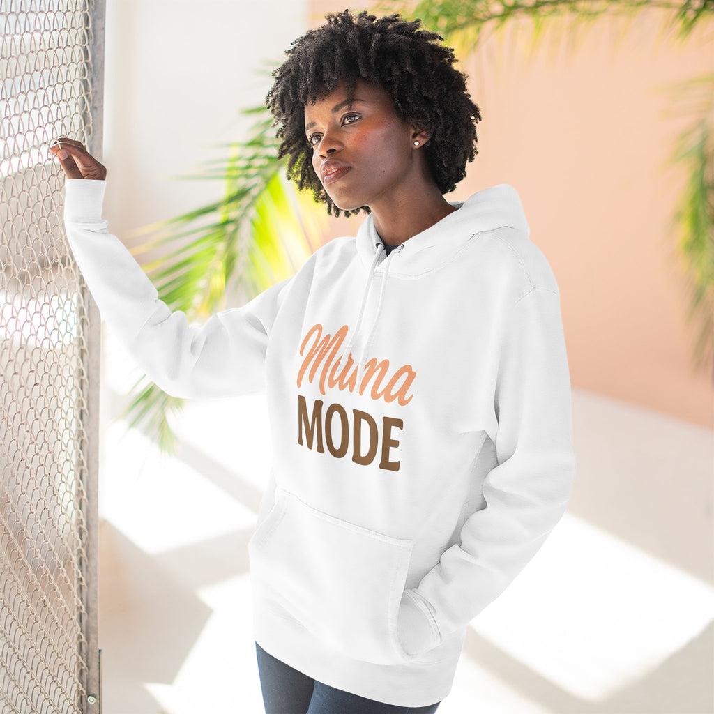 Mama Mode Hoodie — Cozy Casual Fleece Sweatshirt for Moms
