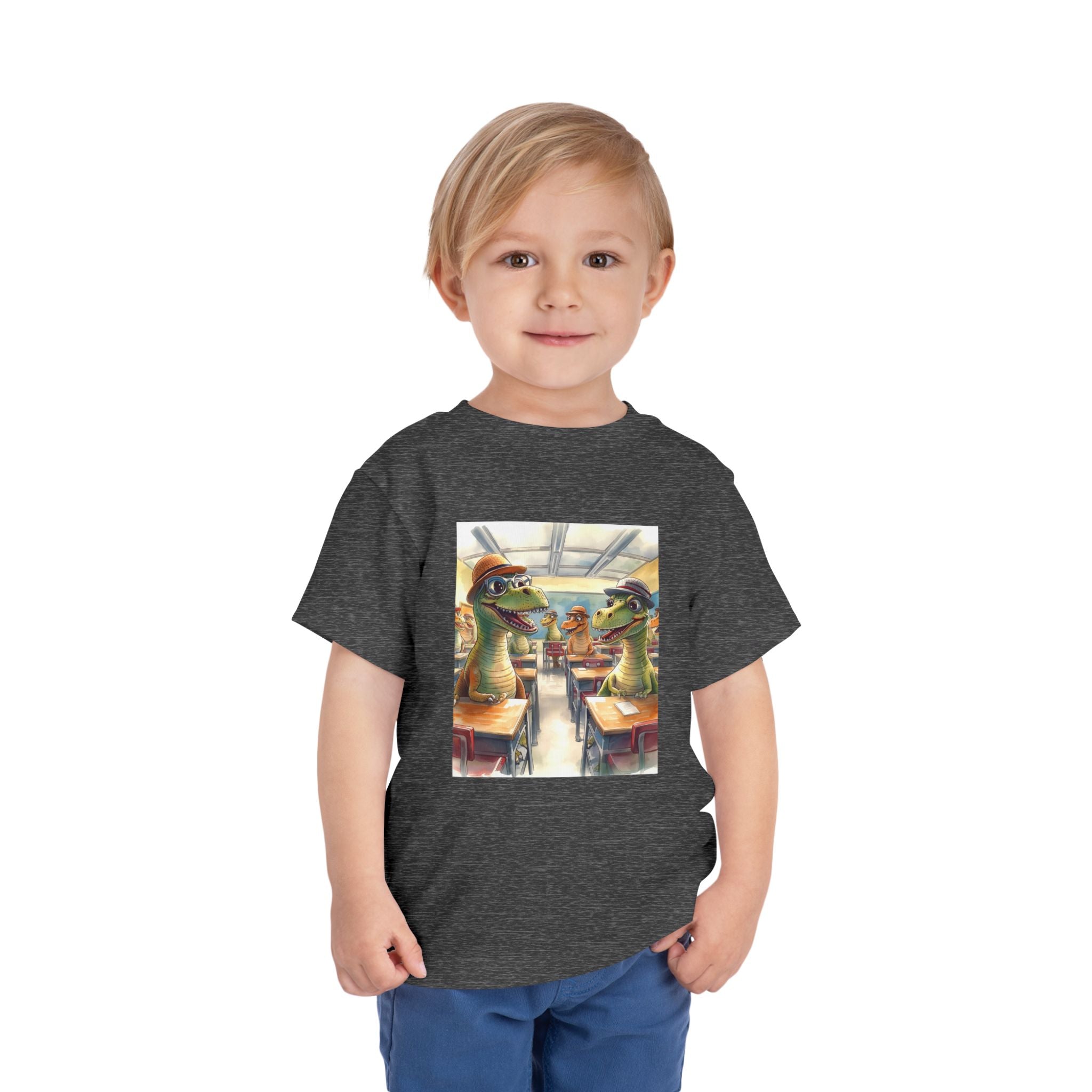 Dinosaur Classroom Toddler Tee - Fun Dino Shirt, Kids T-Shirt, Dinosaur Humor Tee, Cute Short Sleeve Top, Birthday Gift