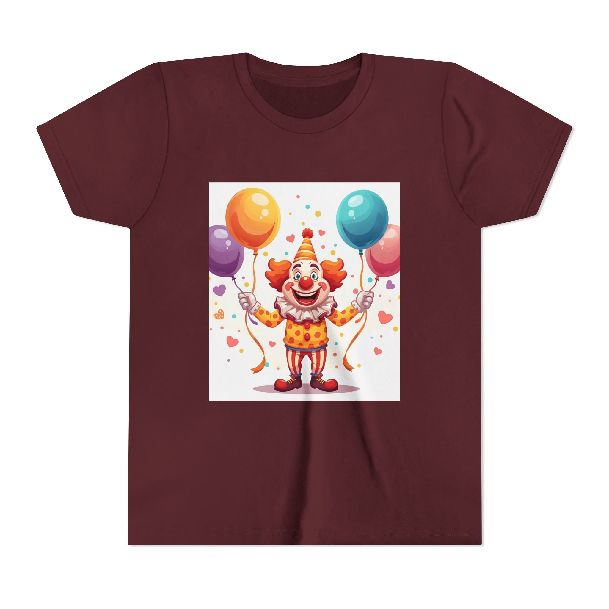 Funny Clown Youth Short Sleeve Tee
