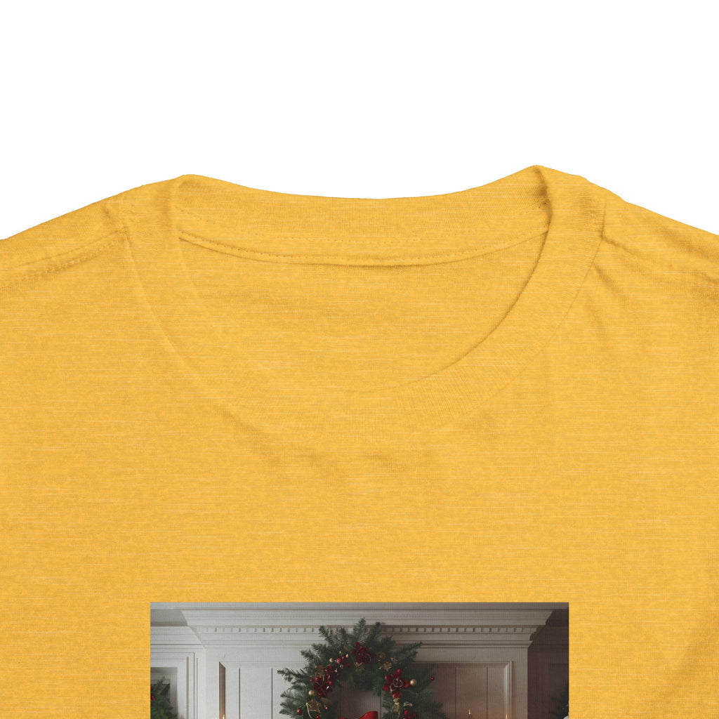 Cozy Christmas Toddler Tee, Holiday Kids Shirt, Cute Winter Tee, Toddler Christmas Outfit, Festive Short Sleeve Shirt