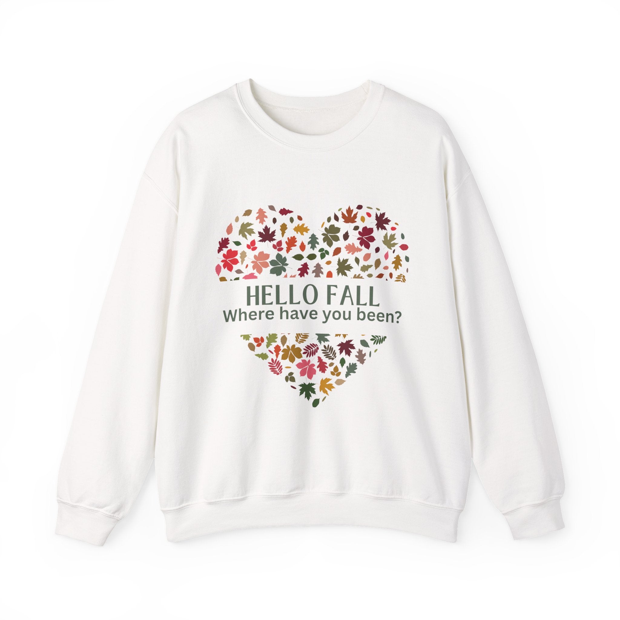 Fall Floral Sweatshirt - Cozy Fall Apparel, Autumn Gift, Seasonal Fashion, Cute Crewneck, Hello Fall Sweatshirt
