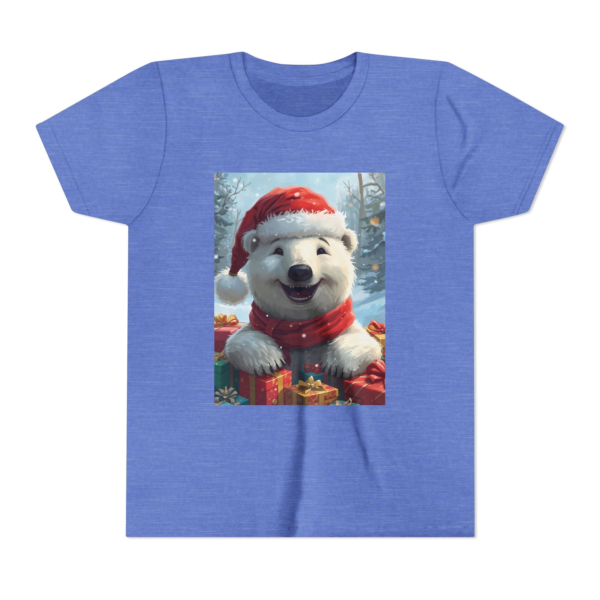 Christmas Bear Youth Short Sleeve Tee