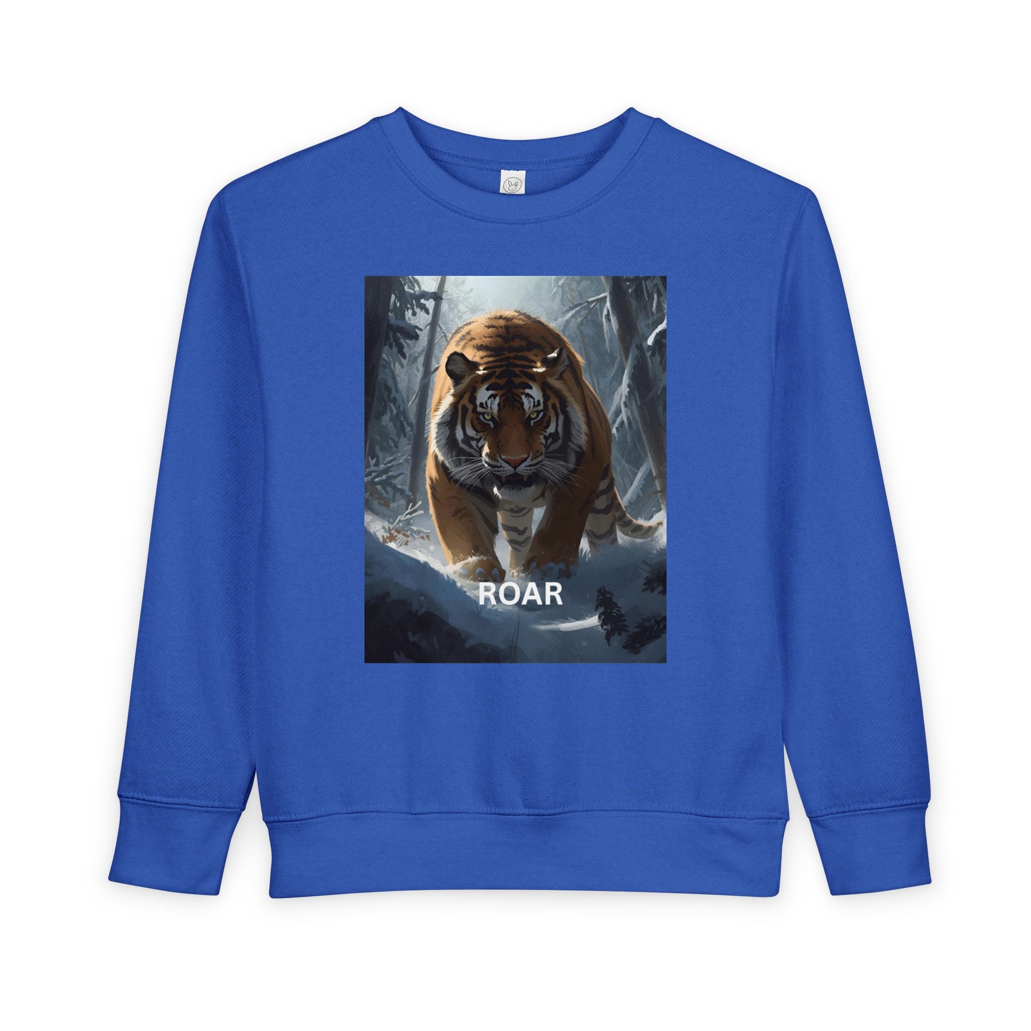 Tiger Roar Snow Toddler Sweatshirt