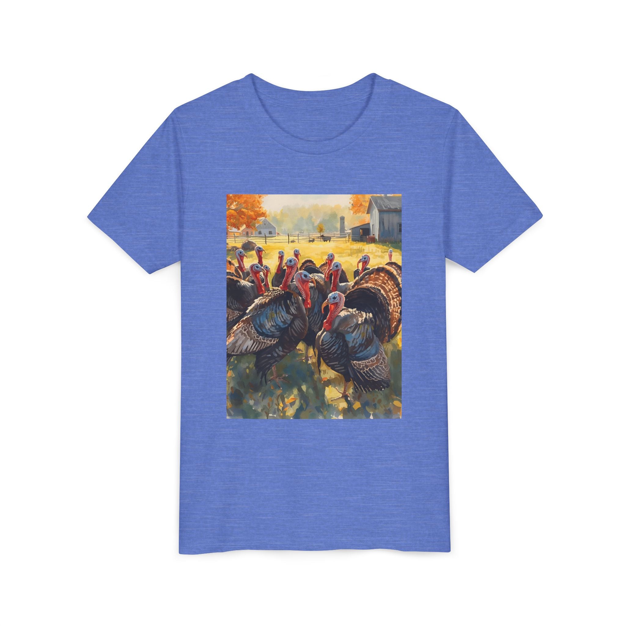 Thanksgiving Turkey Youth Short Sleeve Tee