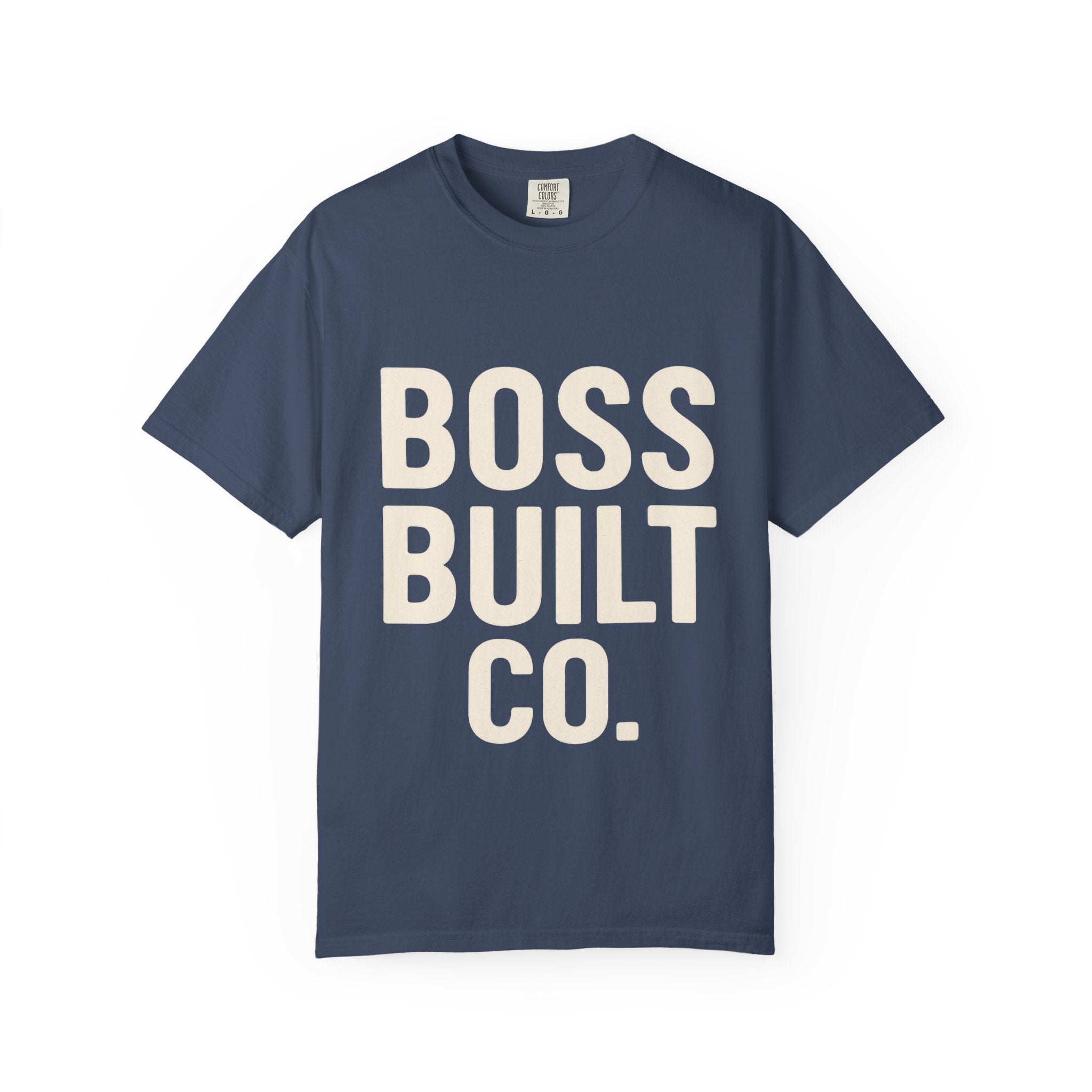 Boss Built Co. Graphic T-Shirt — Bold Logo Tee for Entrepreneurs & Makers