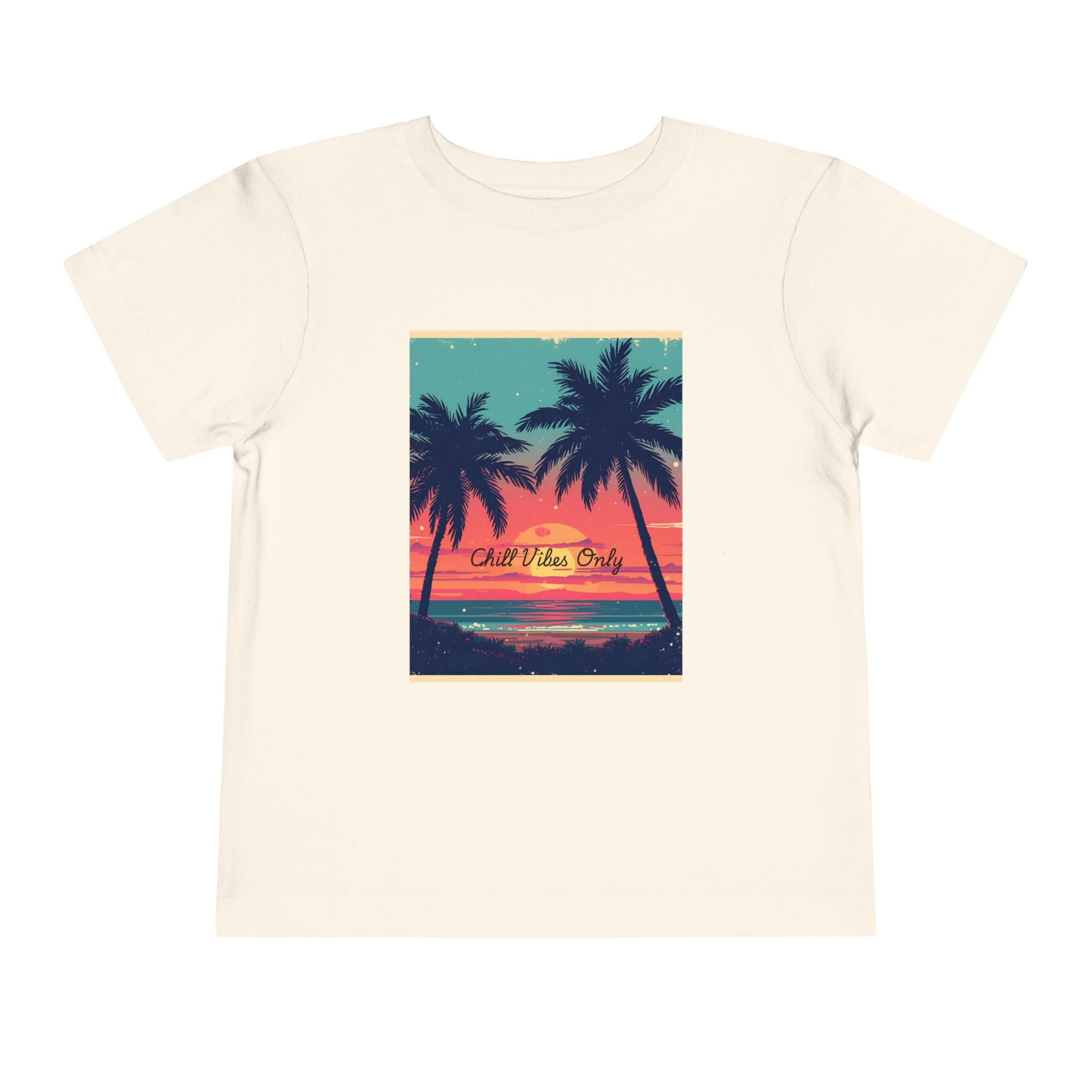 Tropical Sunset Toddler Short Sleeve Tee