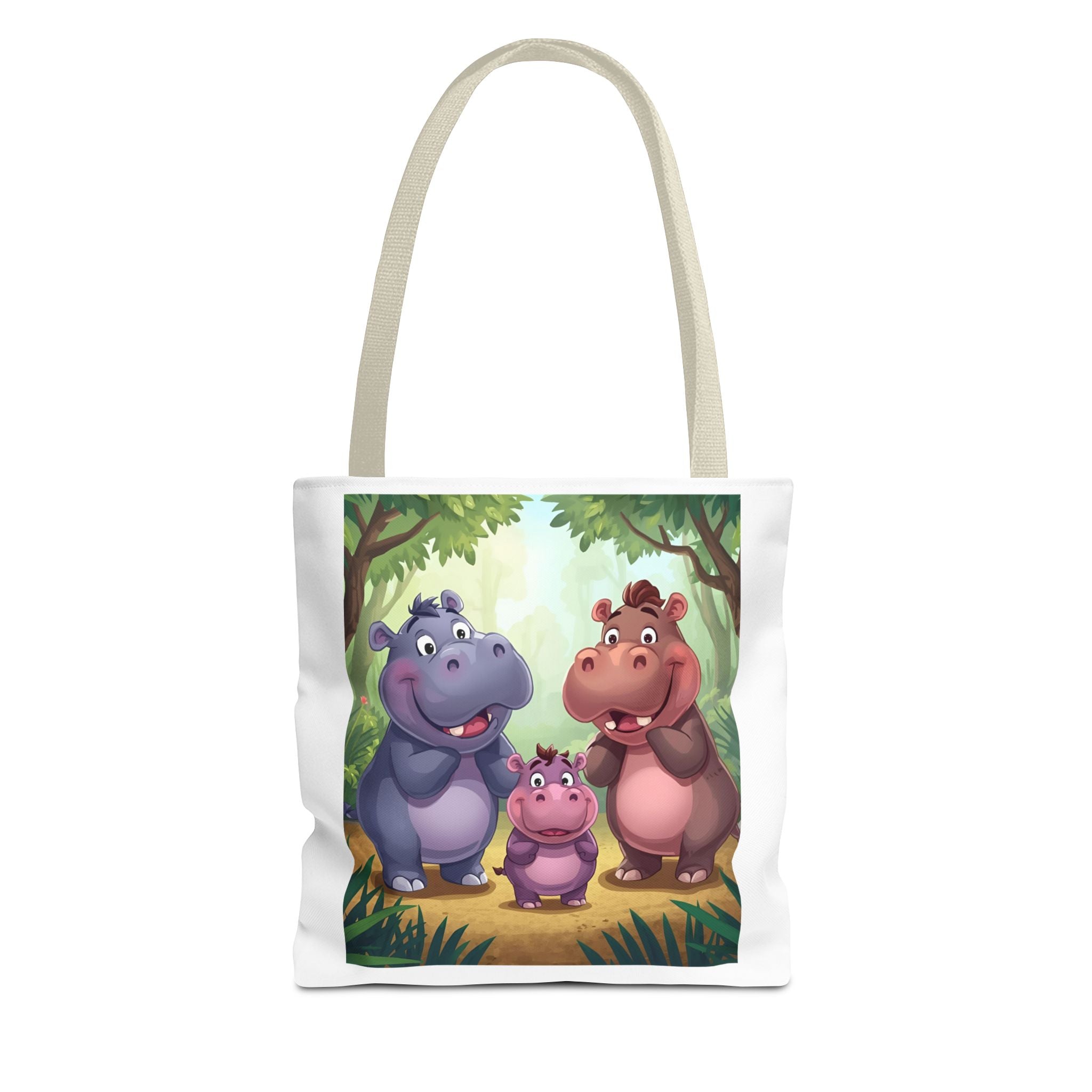 Hippo Cute Tote Bag (AOP)