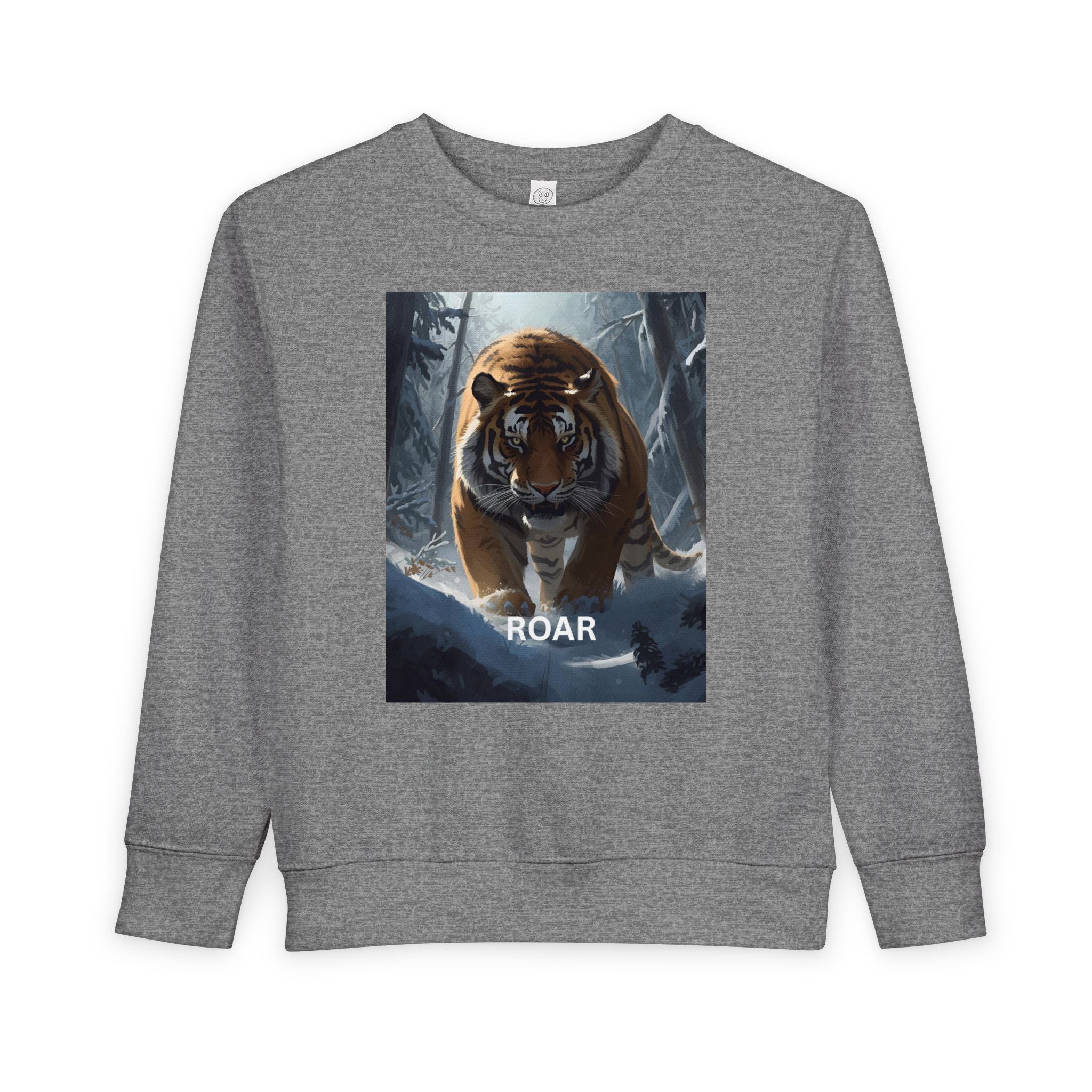 Tiger Roar Snow Toddler Sweatshirt