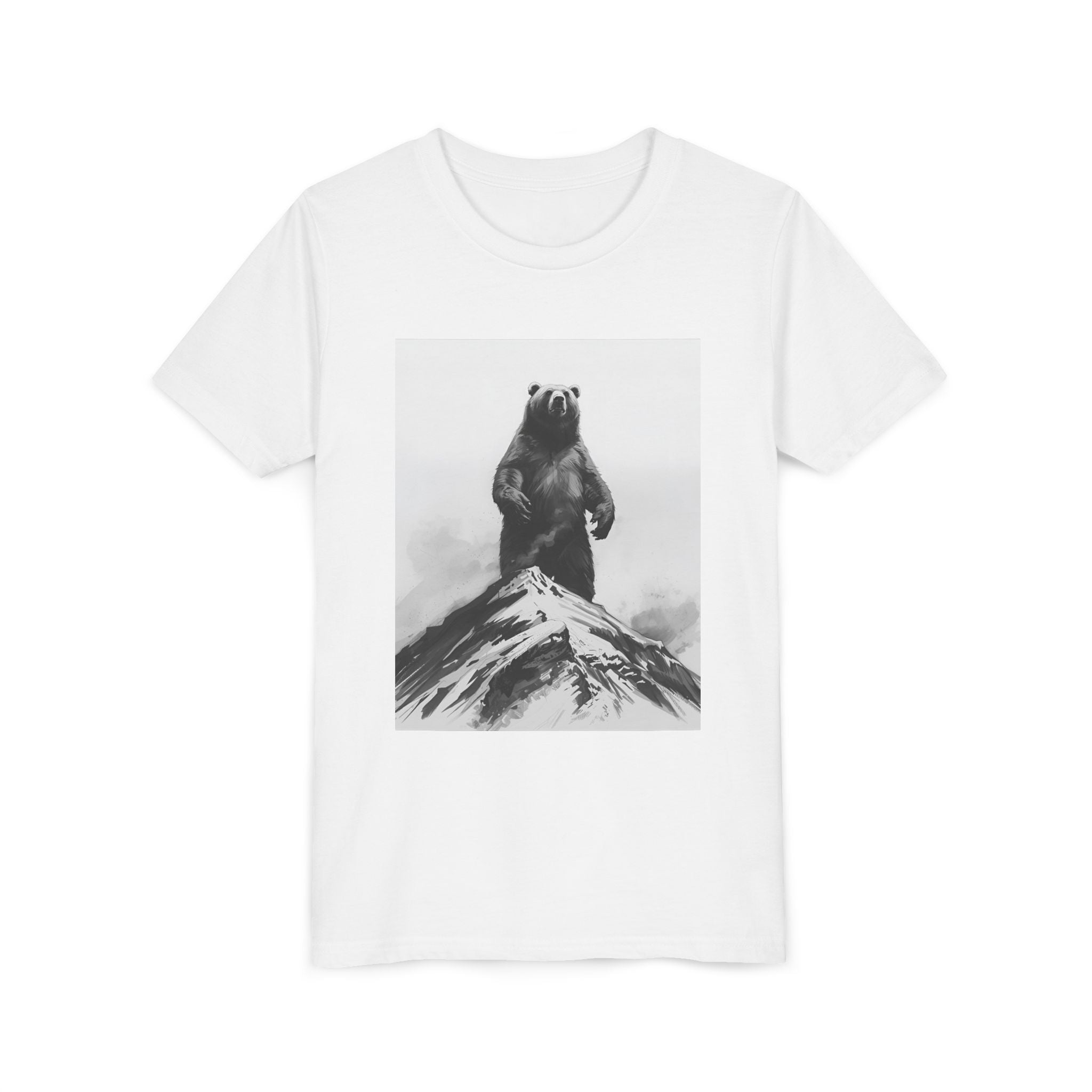 Bear Mountain Snow Youth Short Sleeve Tee