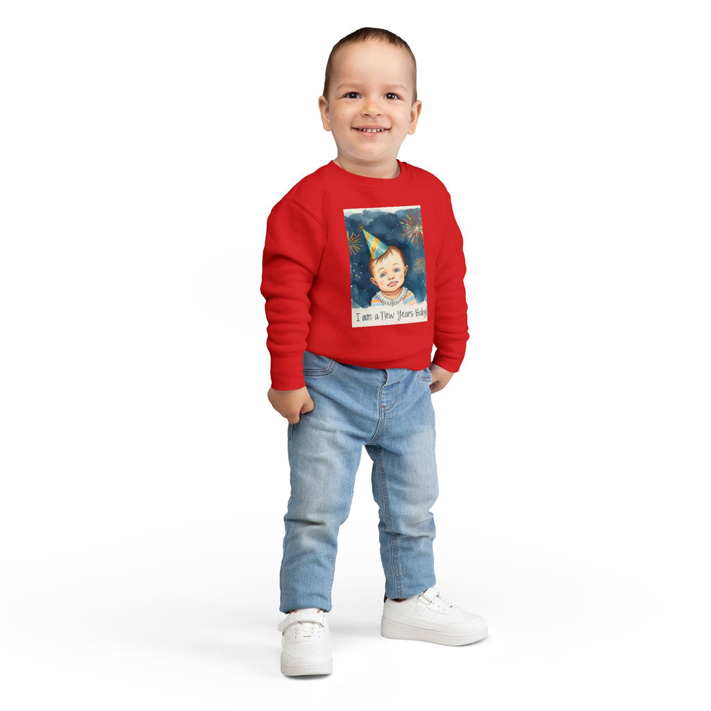 I Am A New Years Baby Toddler Sweatshirt
