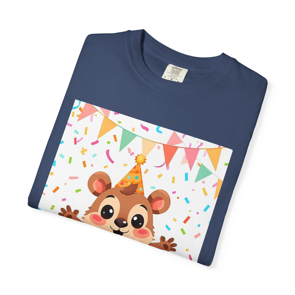 Adorable Party Animal Squirl T-Shirt - Birthday Gift, Unisex Tee, Celebration Apparel, Cute Animal Print, Fun Gift Idea
