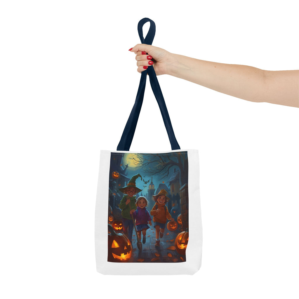 Halloween-Themed Tote Bag, Trick or Treat, Spooky Season, Kids Costume Accessory, Party Favor, Fall Festivities