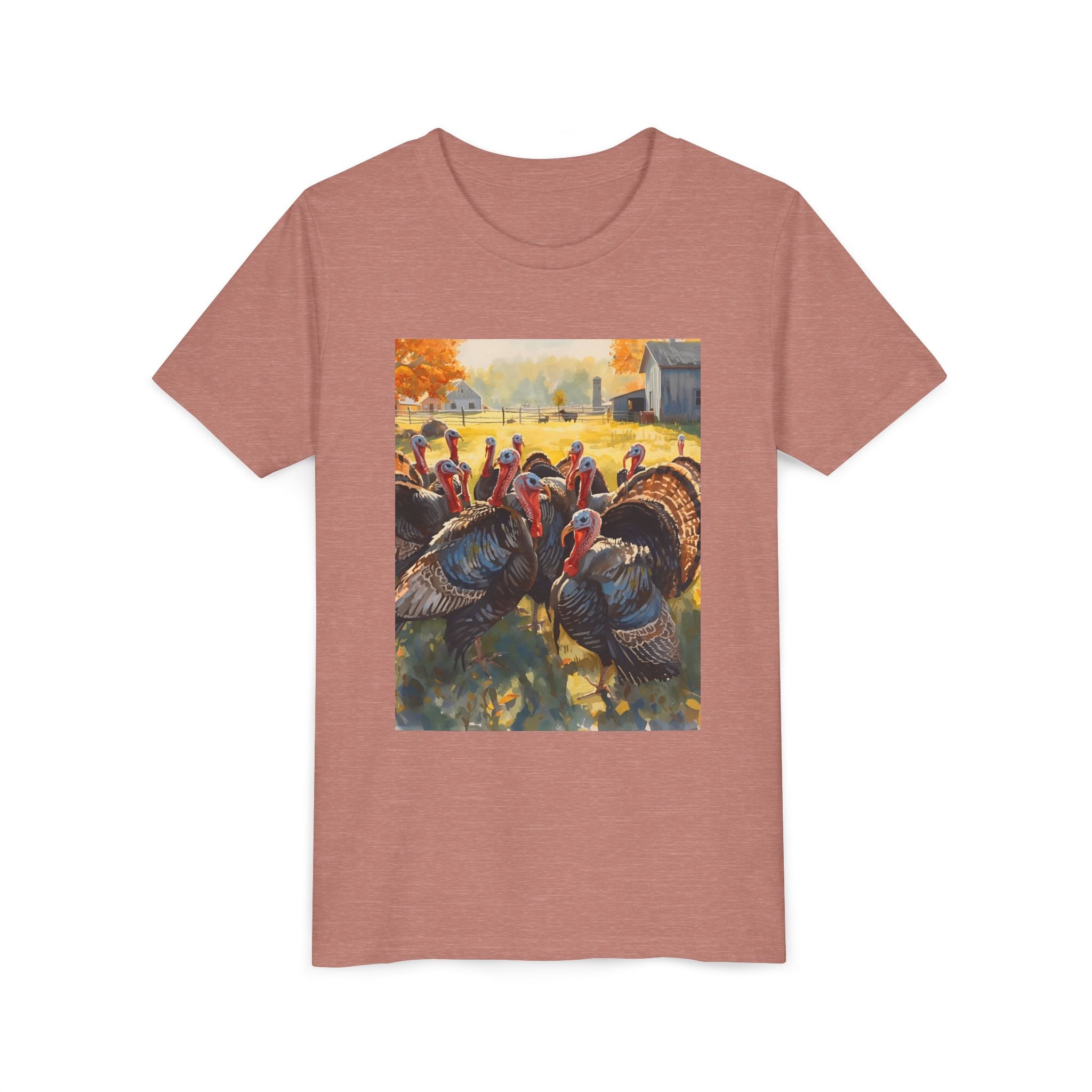 Thanksgiving Turkey Youth Short Sleeve Tee