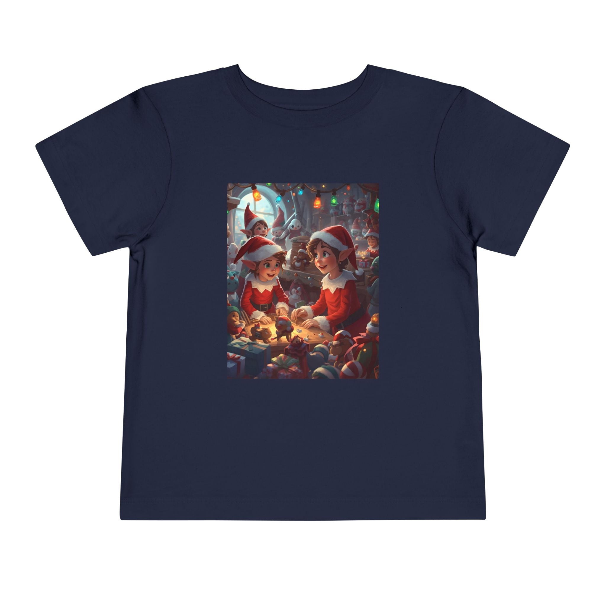 Christmas Toddler Tee, Cute Holiday Shirt, Elf Design, Kids Christmas Outfit, Fun Xmas Gift, Toddler Apparel