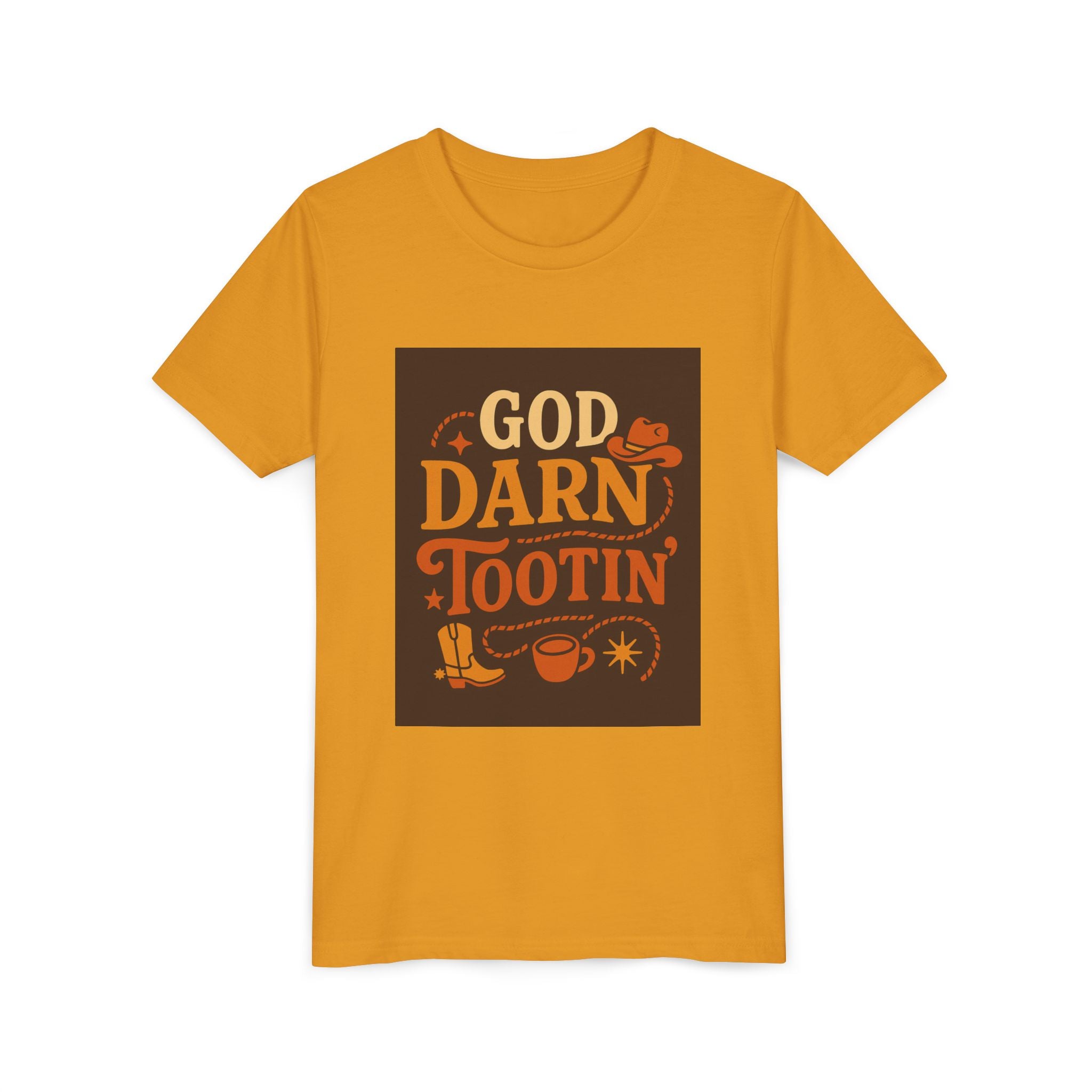God Darn Tootin Youth Short Sleeve Tee