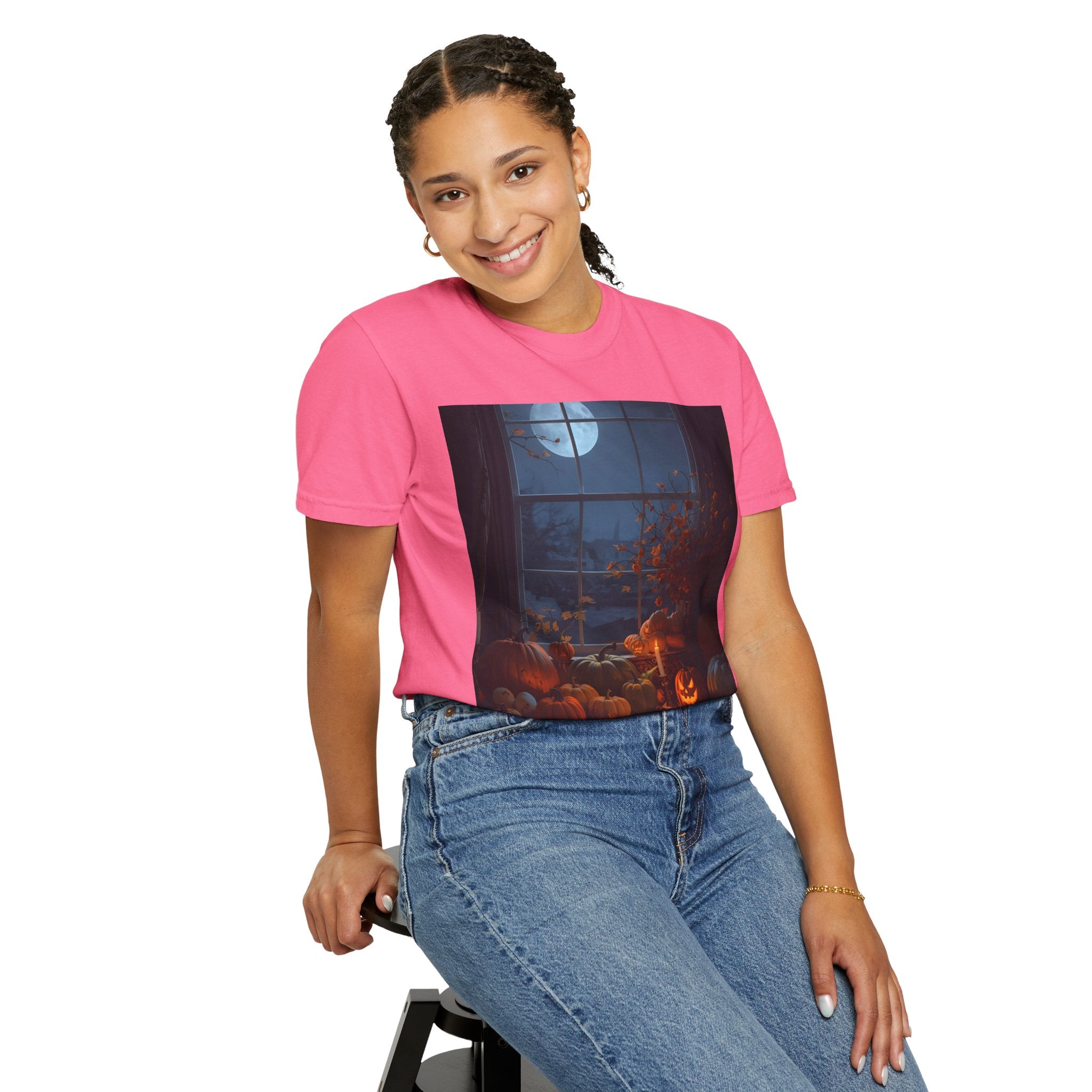 Cozy Halloween Tee, Fall Graphic Shirt, Pumpkin Patch T-Shirt, Spooky Season Apparel, Unisex Autumn Top