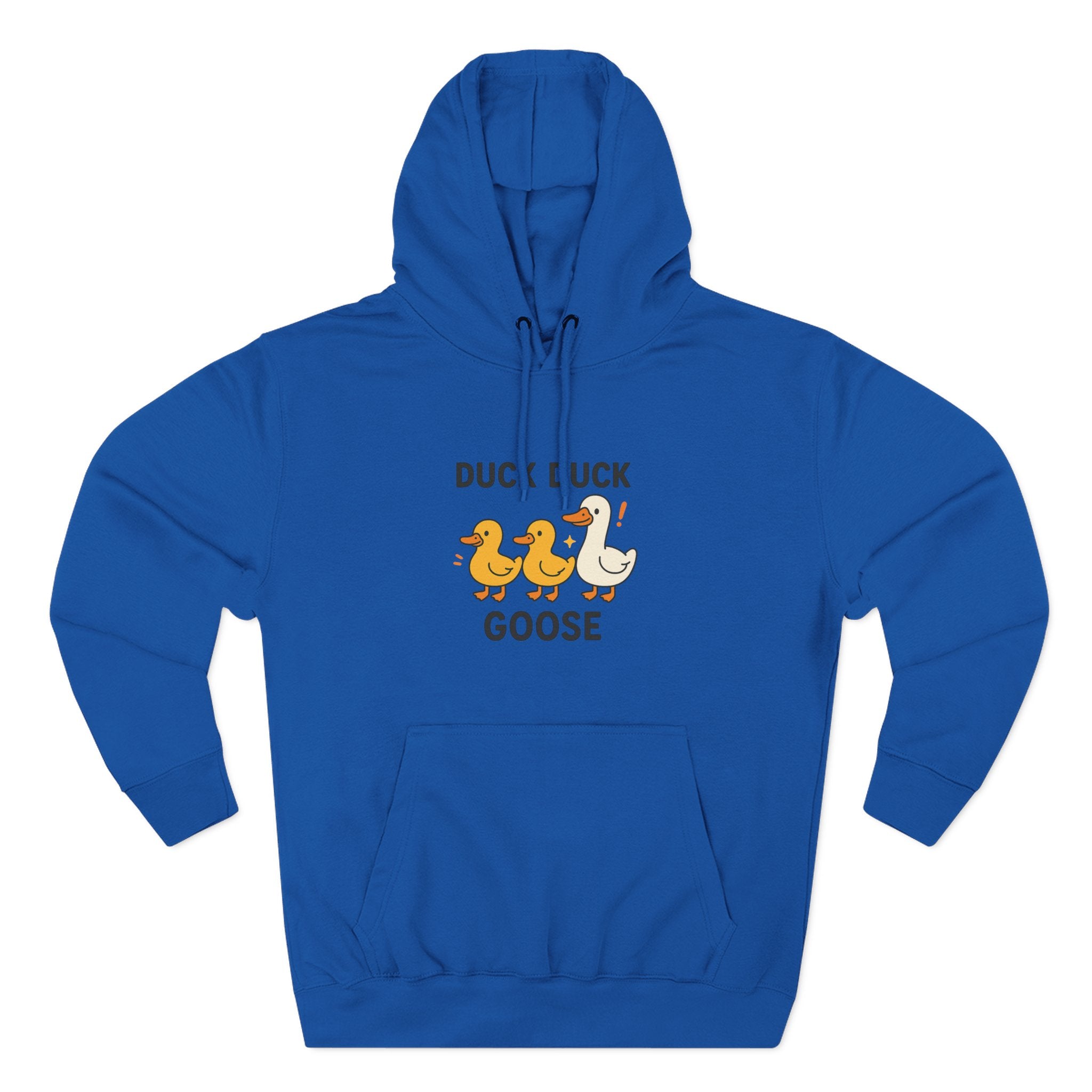 Cute Duck Duck Goose Hoodie, Funny Fleece Sweatshirt, Gift for Kids and Adults, Perfect for Fall and Casual Wear