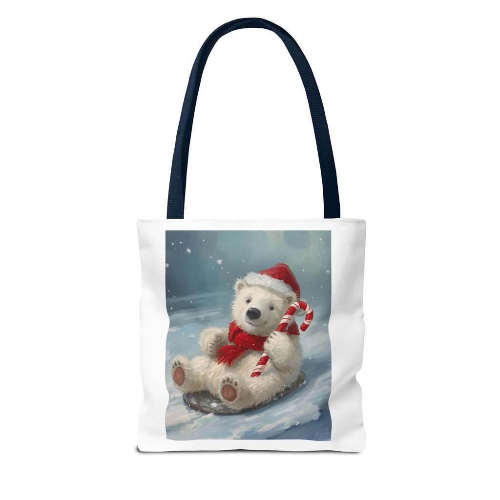 Cute Christmas Bear Tote Bag (AOP)