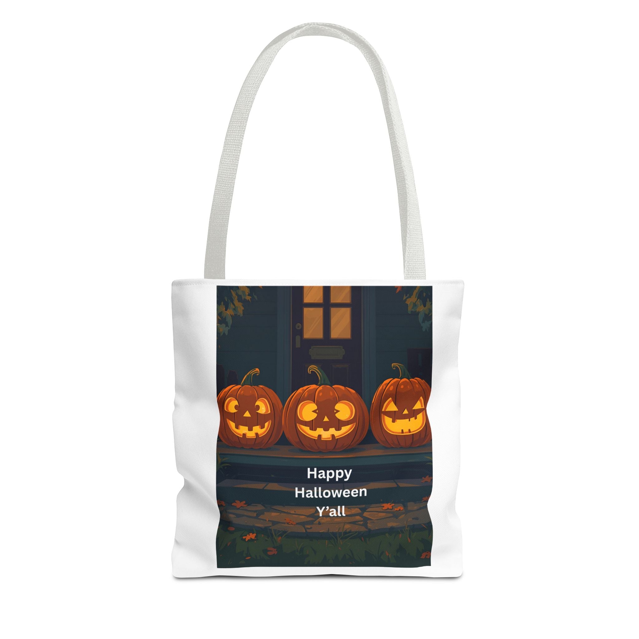 Spooky Halloween Tote Bag, Trick-or-Treat Bag, Pumpkin Bag, Fall Tote, Festive Grocery Bag, Halloween Decor
