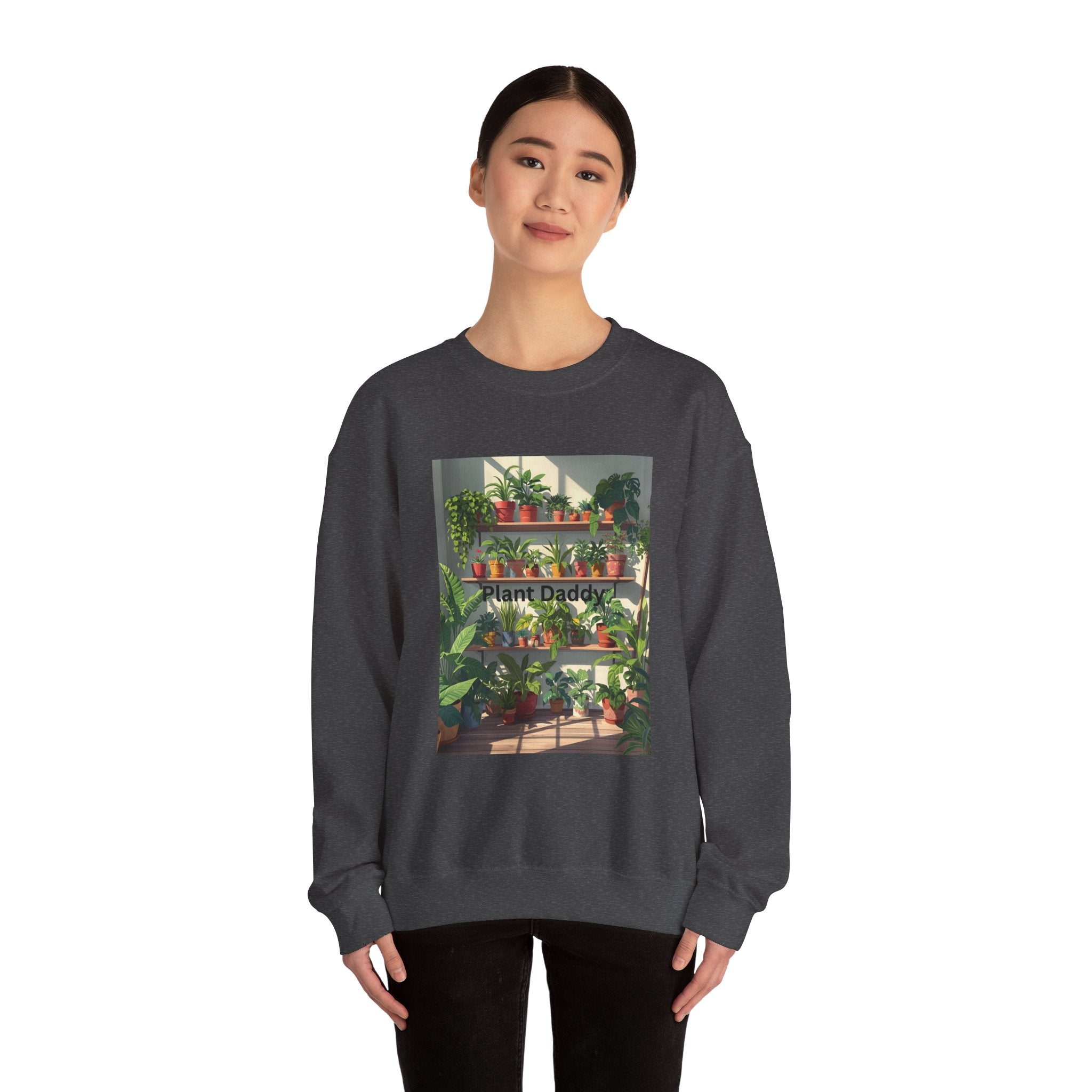 Plant Daddy Sweatshirt, Unisex Gardening Crewneck, Perfect Gift for Plant Lovers, Cozy Indoor Wear, Houseplant Enthusiast Apparel