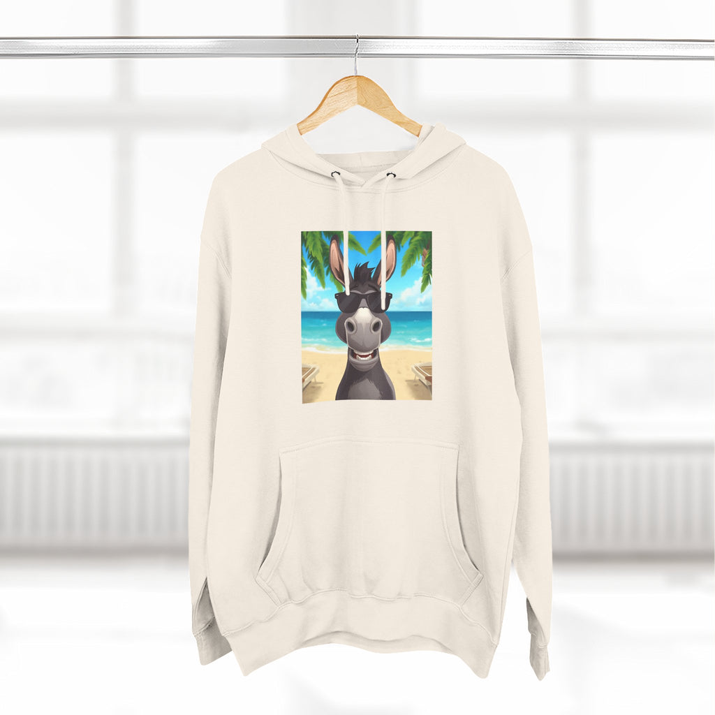Donkey Beach Vibe Three-Panel Fleece Hoodie