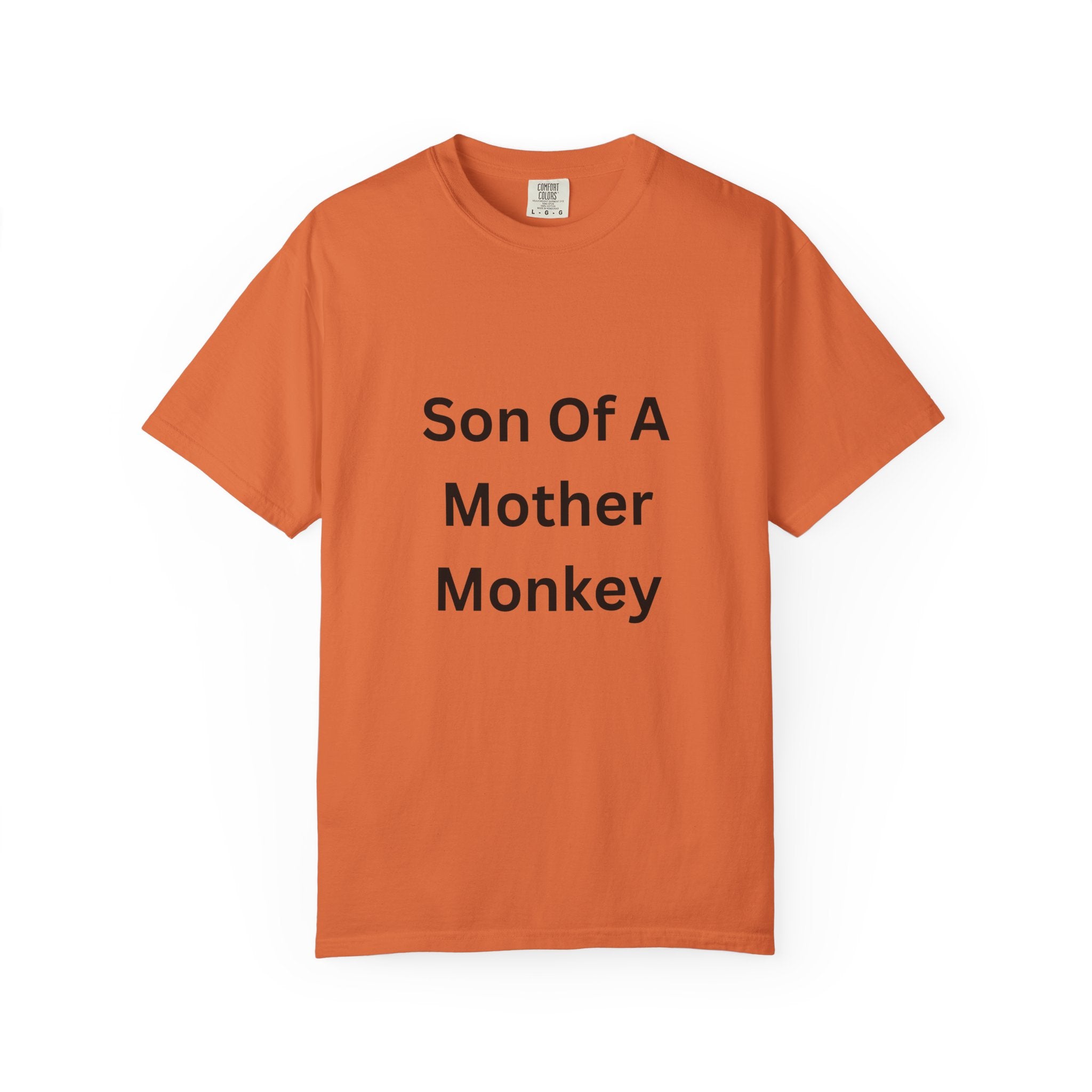 Unisex Humor T-shirt - "Son Of A Mother Monkey" - Funny Gift for Moms, Casual Wear, Birthday Gift, Eco-Friendly Tee, Unique Gift Idea