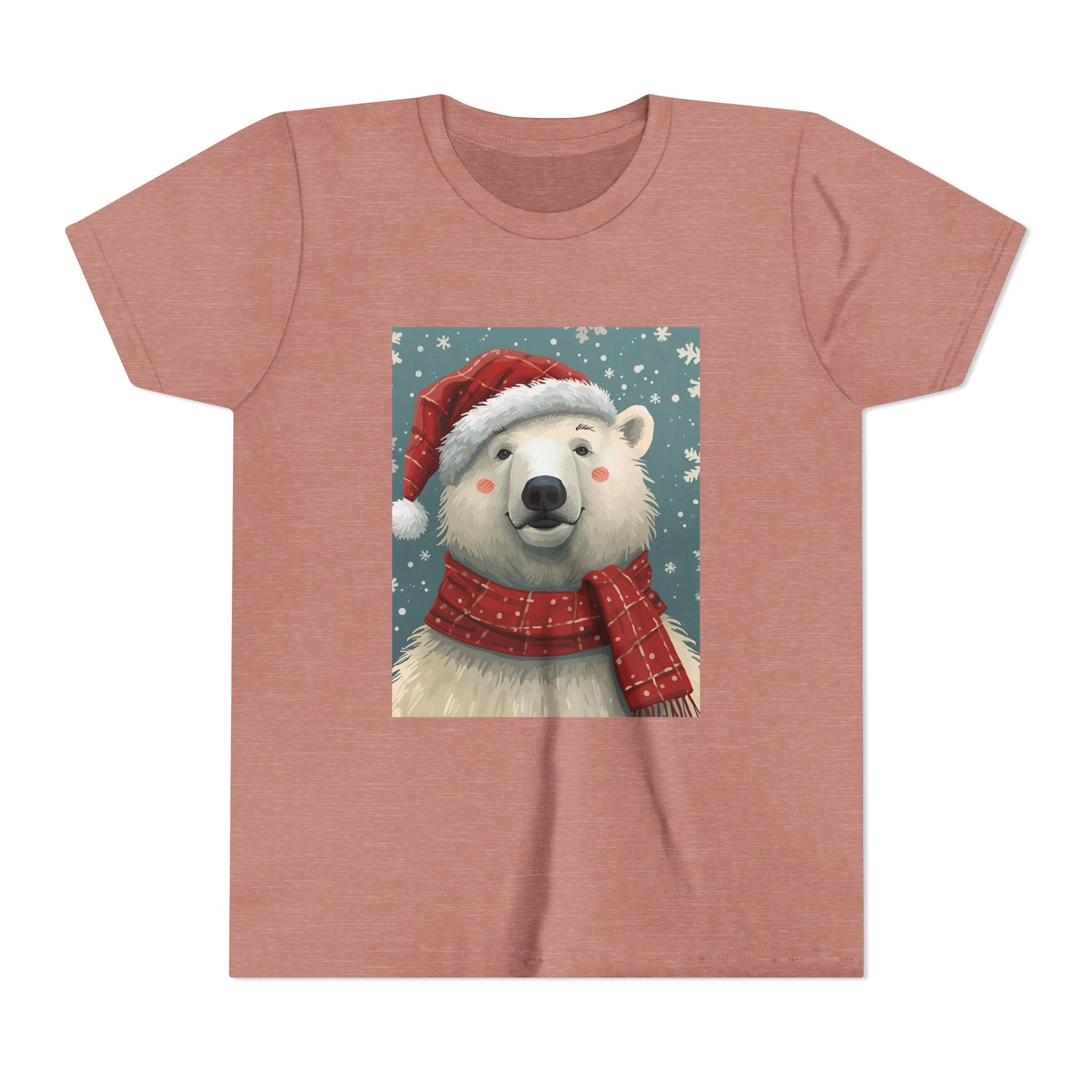 Christmas Bear Youth Short Sleeve Tee