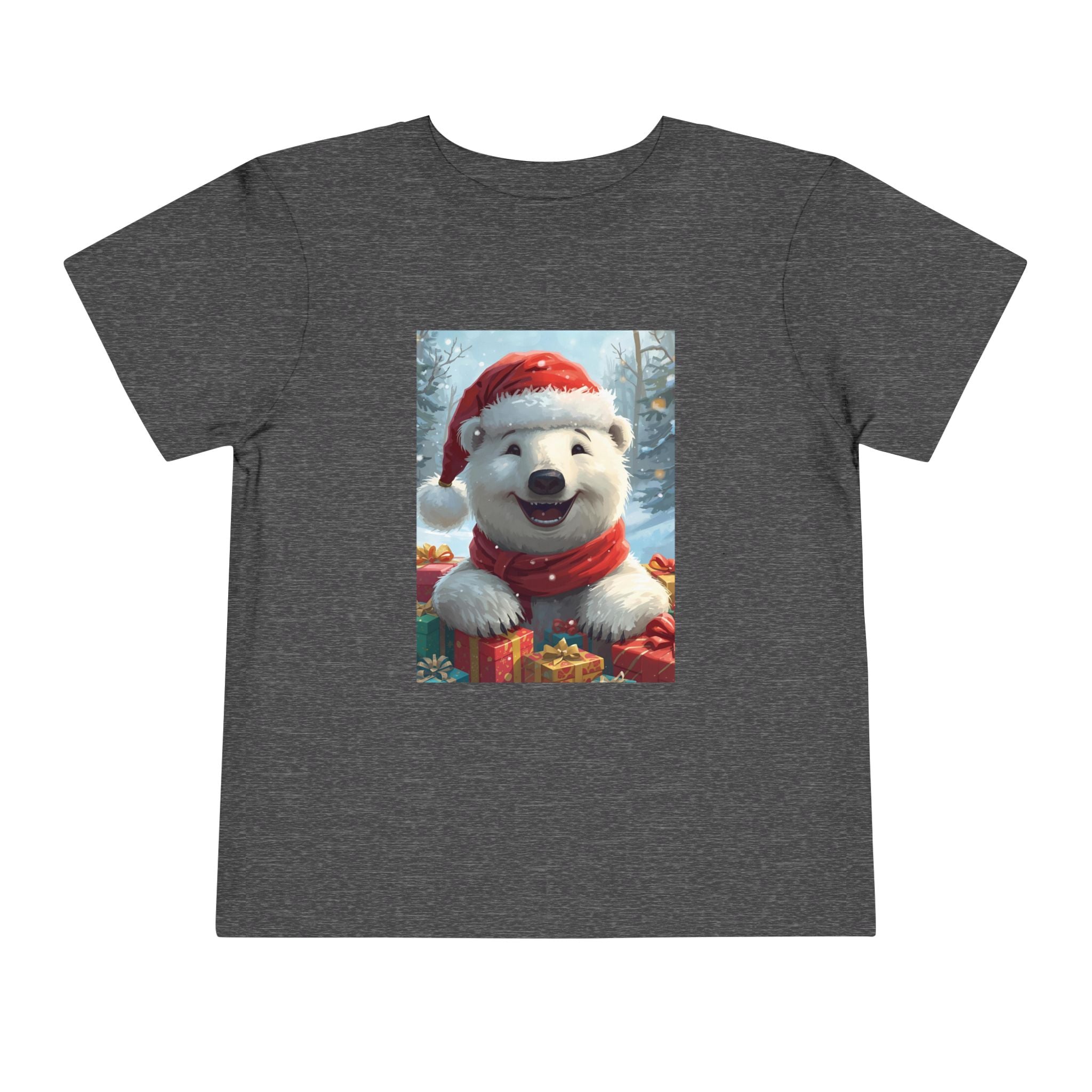 Christmas Bear Toddler Short Sleeve Tee