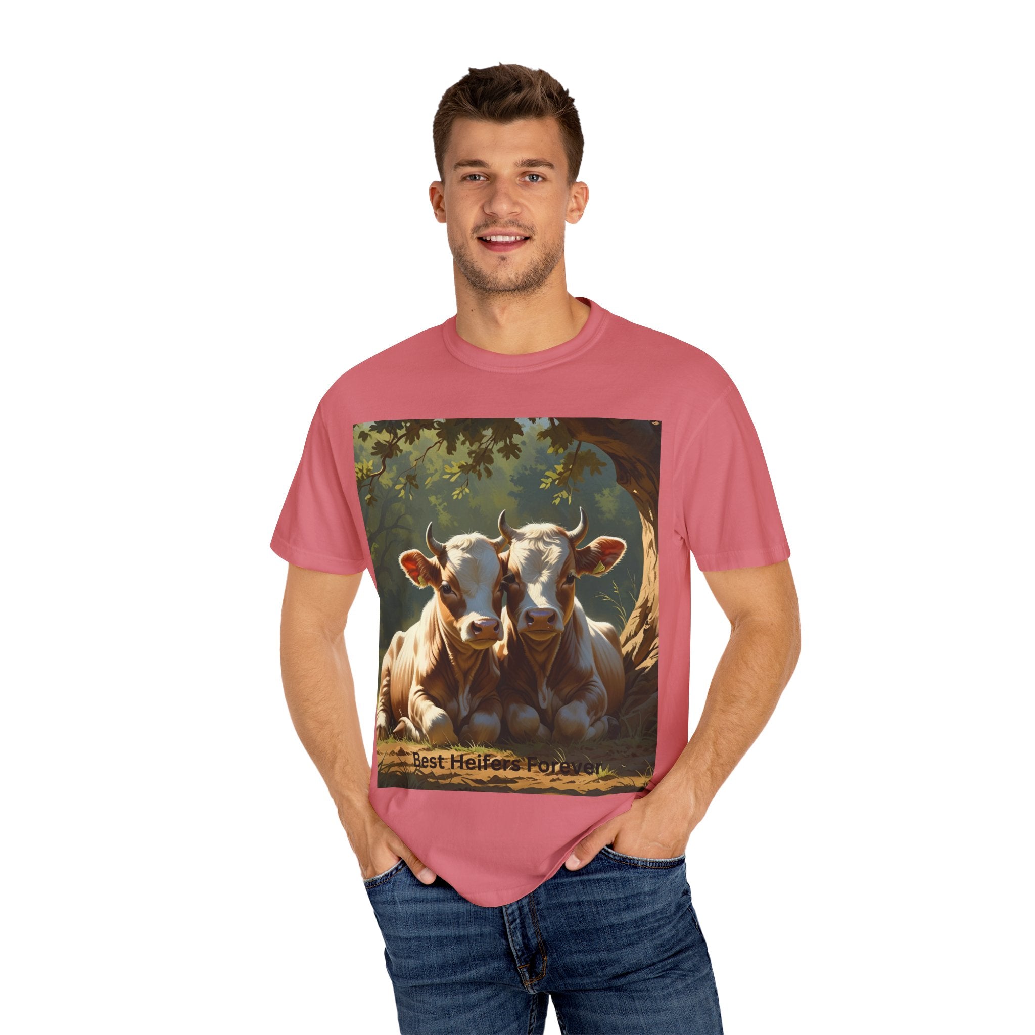 Best Heifers Forever T-shirt, Cute Cow Shirt, Animal Lover Gift, Farm T-shirt, Gift for Her, Unisex Casual Wear