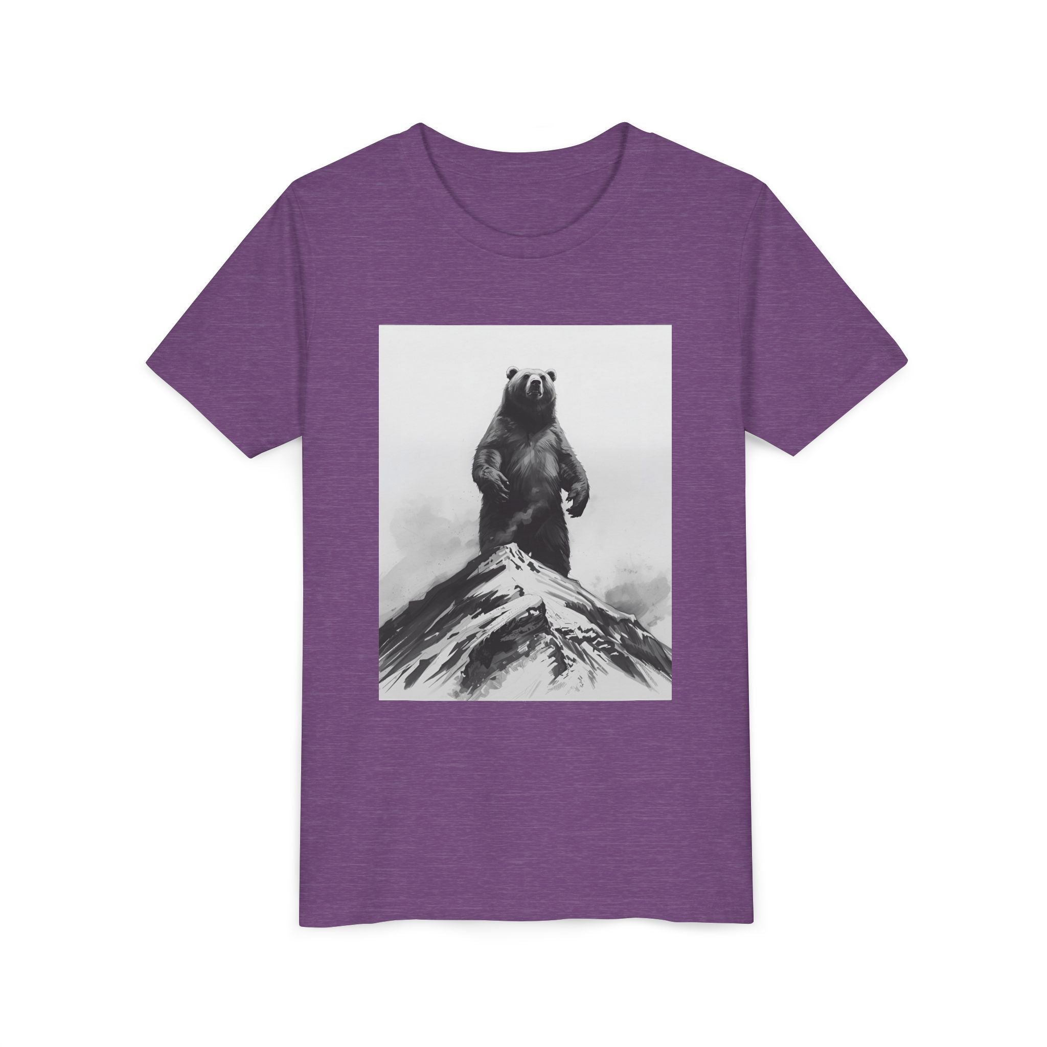 Bear Mountain Snow Youth Short Sleeve Tee