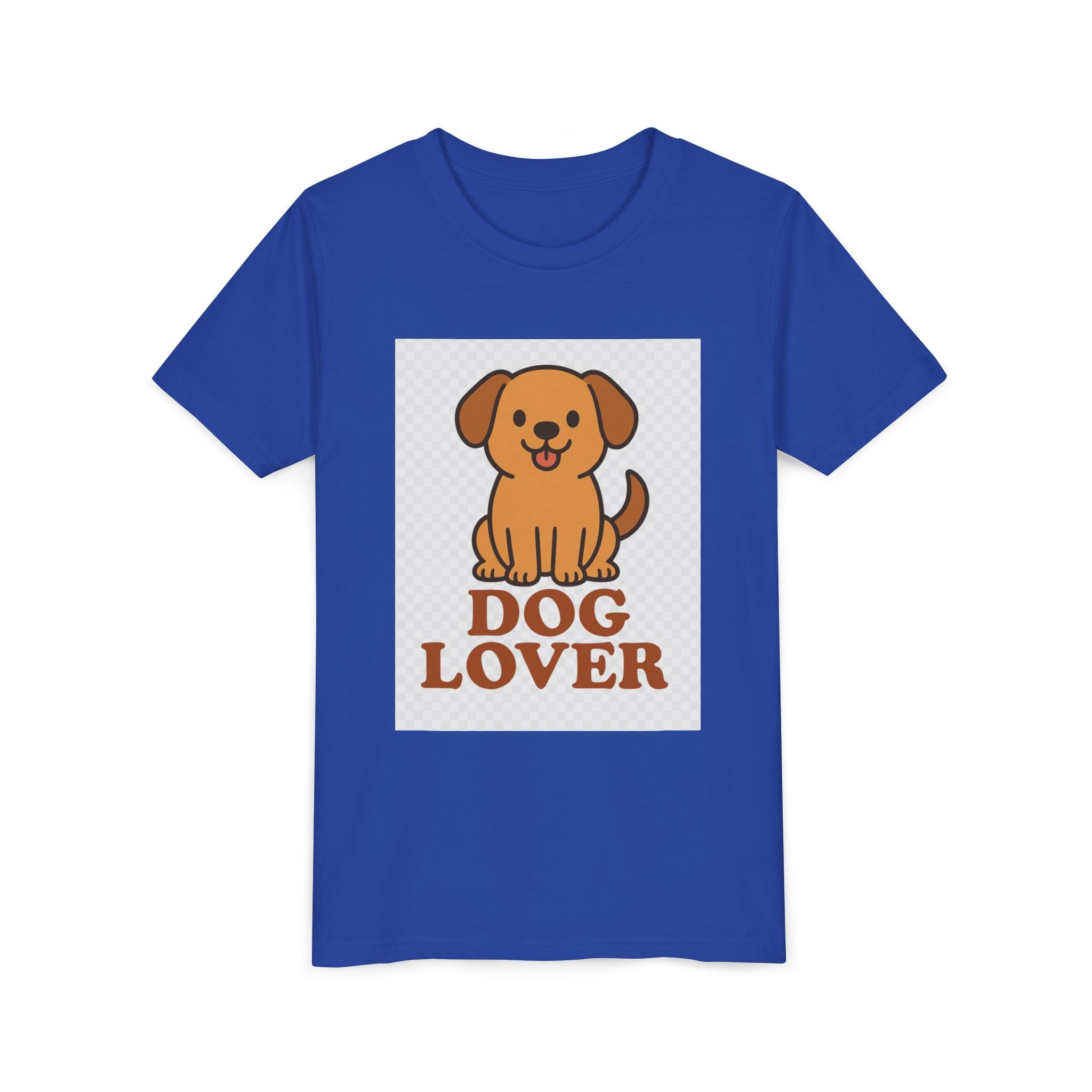 Cute Dog Lover Youth T-Shirt, Pet Lover Gift, Animal Tee, Kids Dog Shirt, Birthday Present for Kids, Fun Youth Apparel