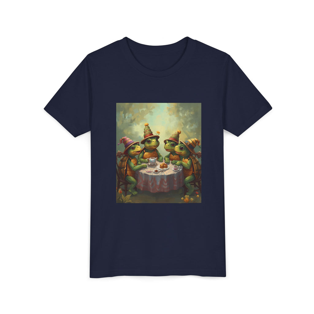 Whimsical Turtle Youth Short Sleeve Tee