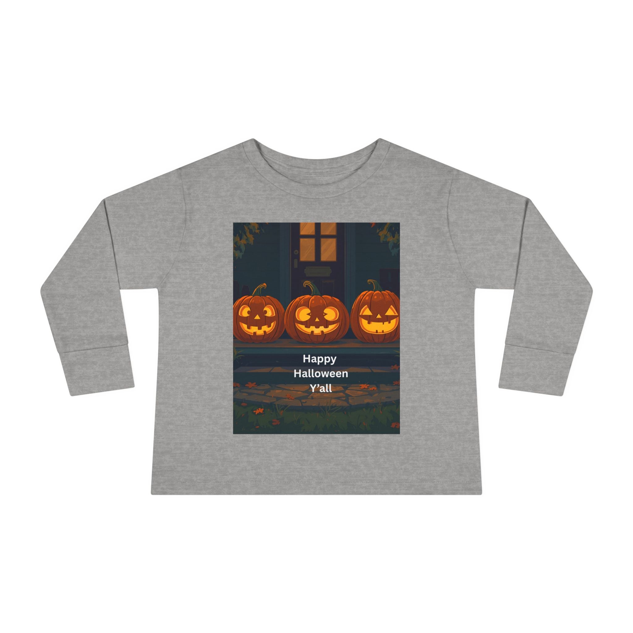 Halloween Pumpkin Toddler Long Sleeve Tee