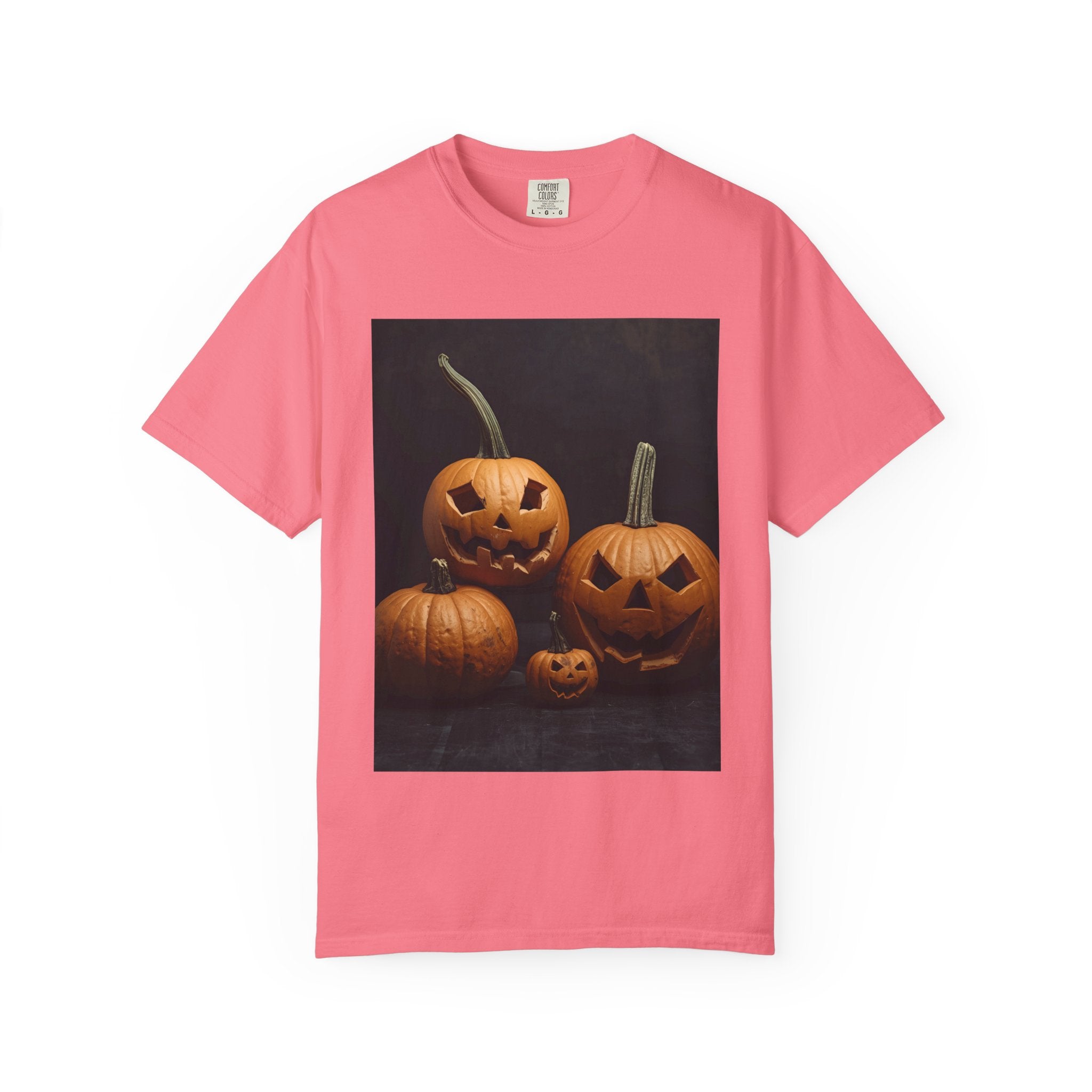Halloween Pumpkin Graphic Tee, Unisex T-Shirt, Fall Fashion, Cozy Casual Wear, Spooky Season Apparel, Autumn Vibes