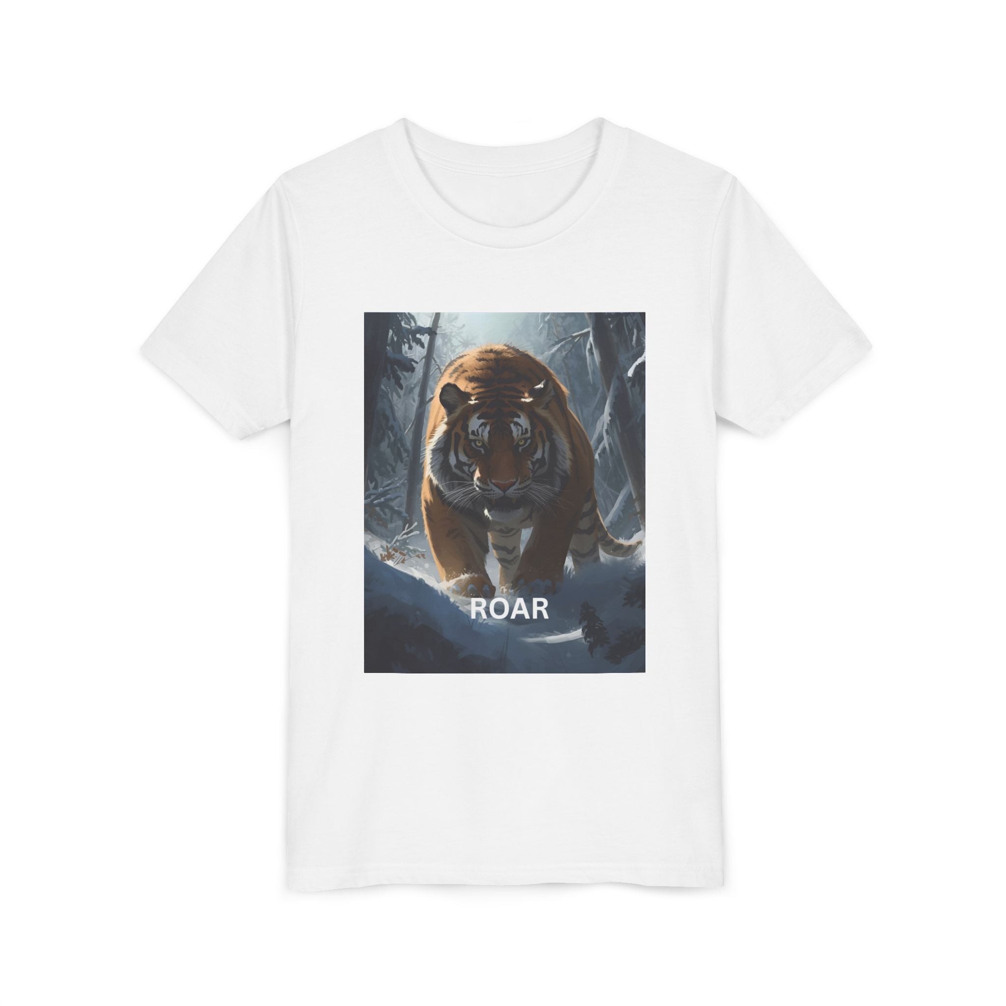 Tiger Roar Snow Youth Short Sleeve Tee