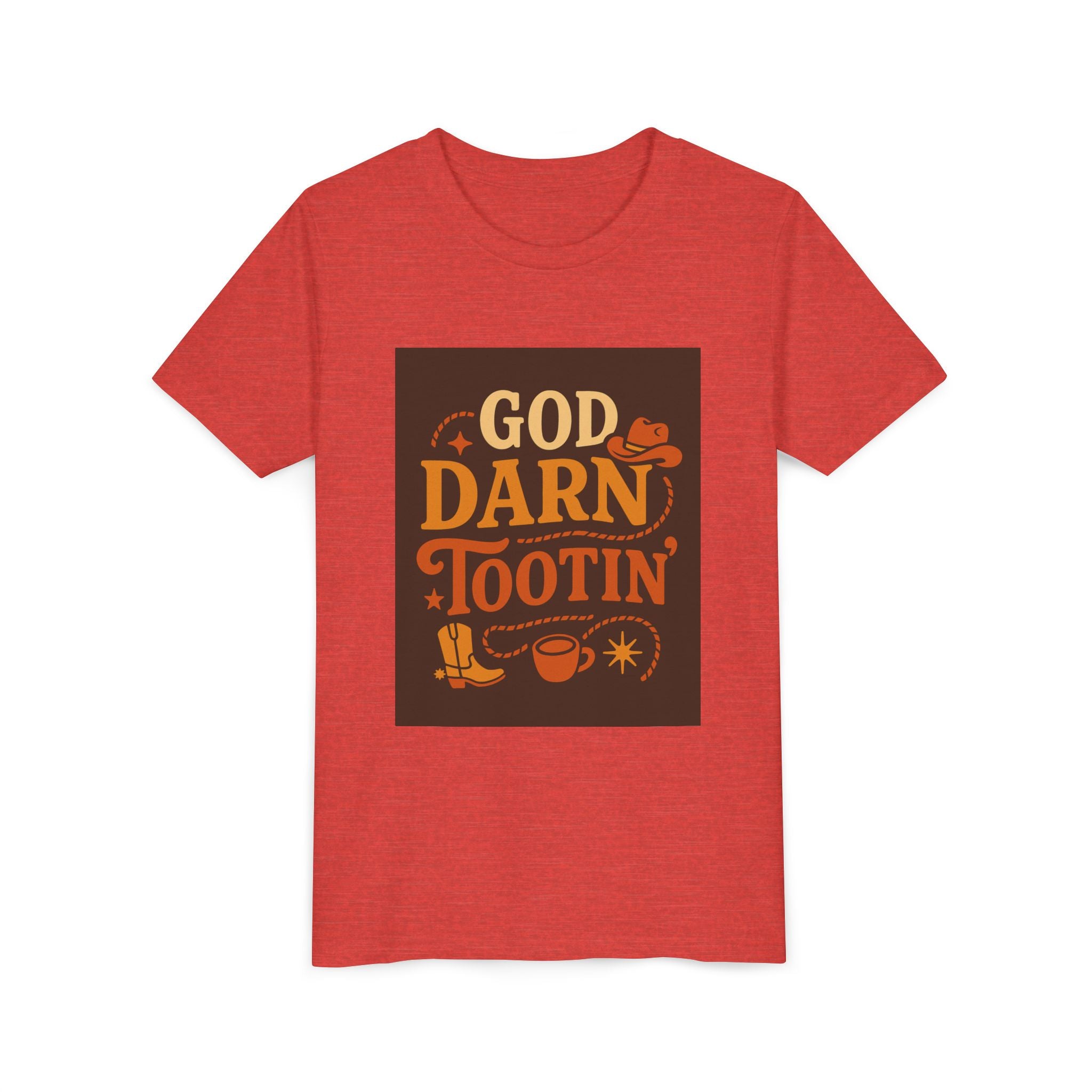 God Darn Tootin Youth Short Sleeve Tee