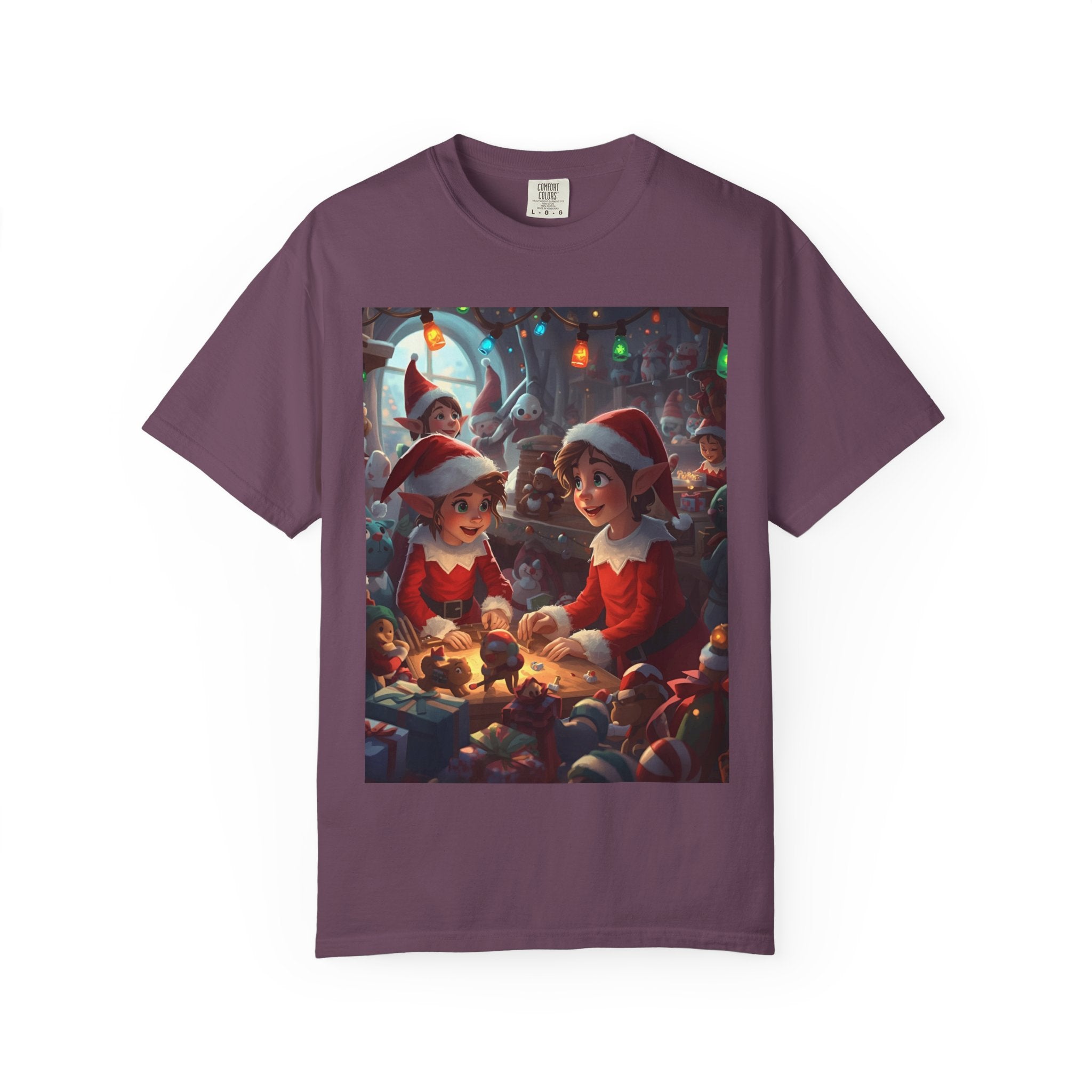 Christmas Elf T-shirt, Holiday Shirt, Unisex Tee, Festive Apparel, Gift for Her/Him, Family Matching Outfit