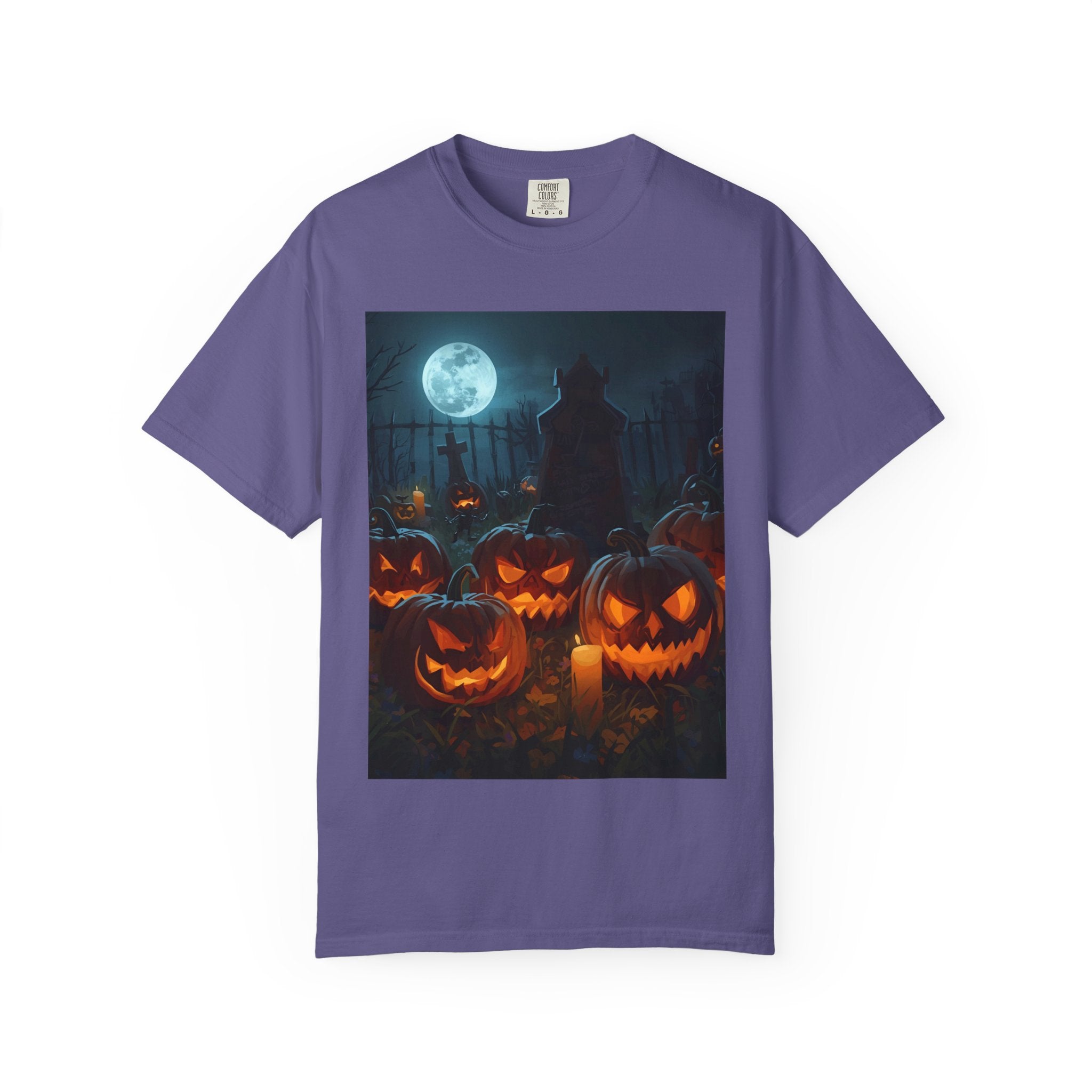 Halloween Pumpkin Unisex T-Shirt, Spooky Shirt, Fall Apparel, Halloween Costume, Casual Wear, Party Shirt